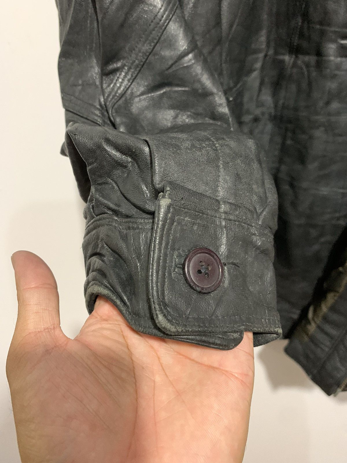 Marc Buchanan 💸BINDINGOFFER💸Pelle pelle leather jacket Size US XXL / EU 58 / 5 - 11 Thumbnail