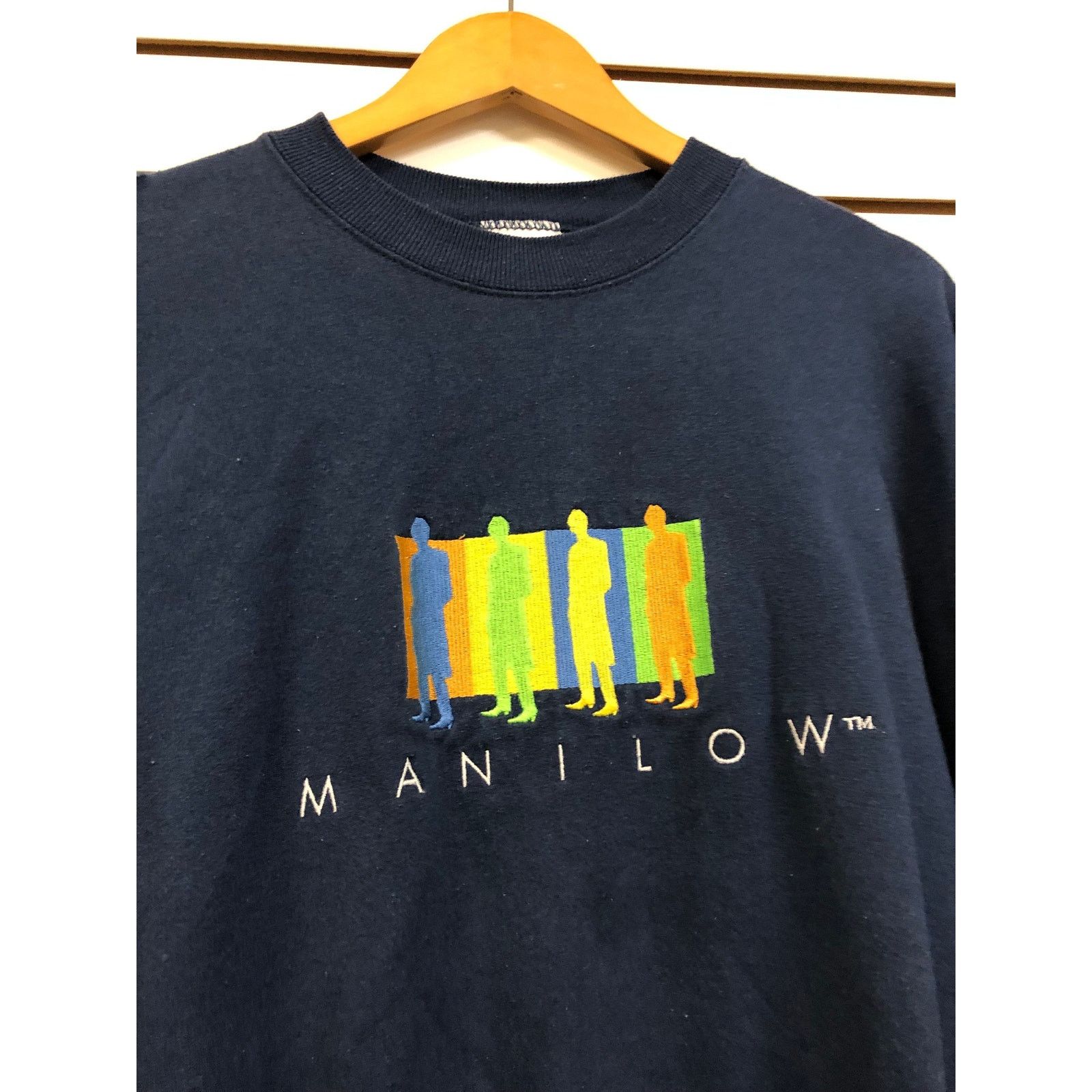 Hanes Vintage Manilow Sweatshirt size XL 1990s 80s Size US XL / EU 56 / 4 - 3 Thumbnail