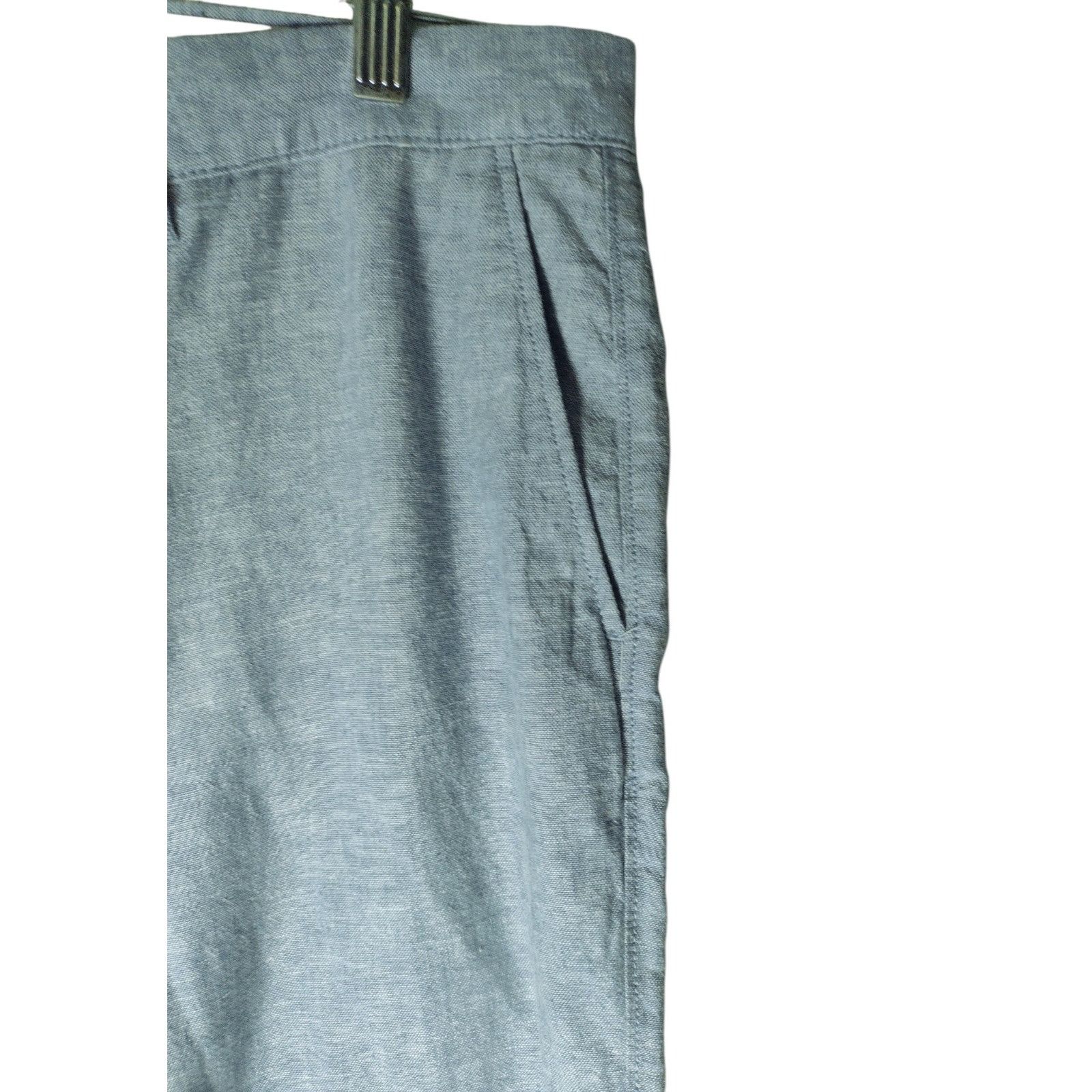 J.Crew J Crew Re-imagined Linen Blend Dress Pants 34x30 Straight Le Size US 34 / EU 50 - 3 Thumbnail