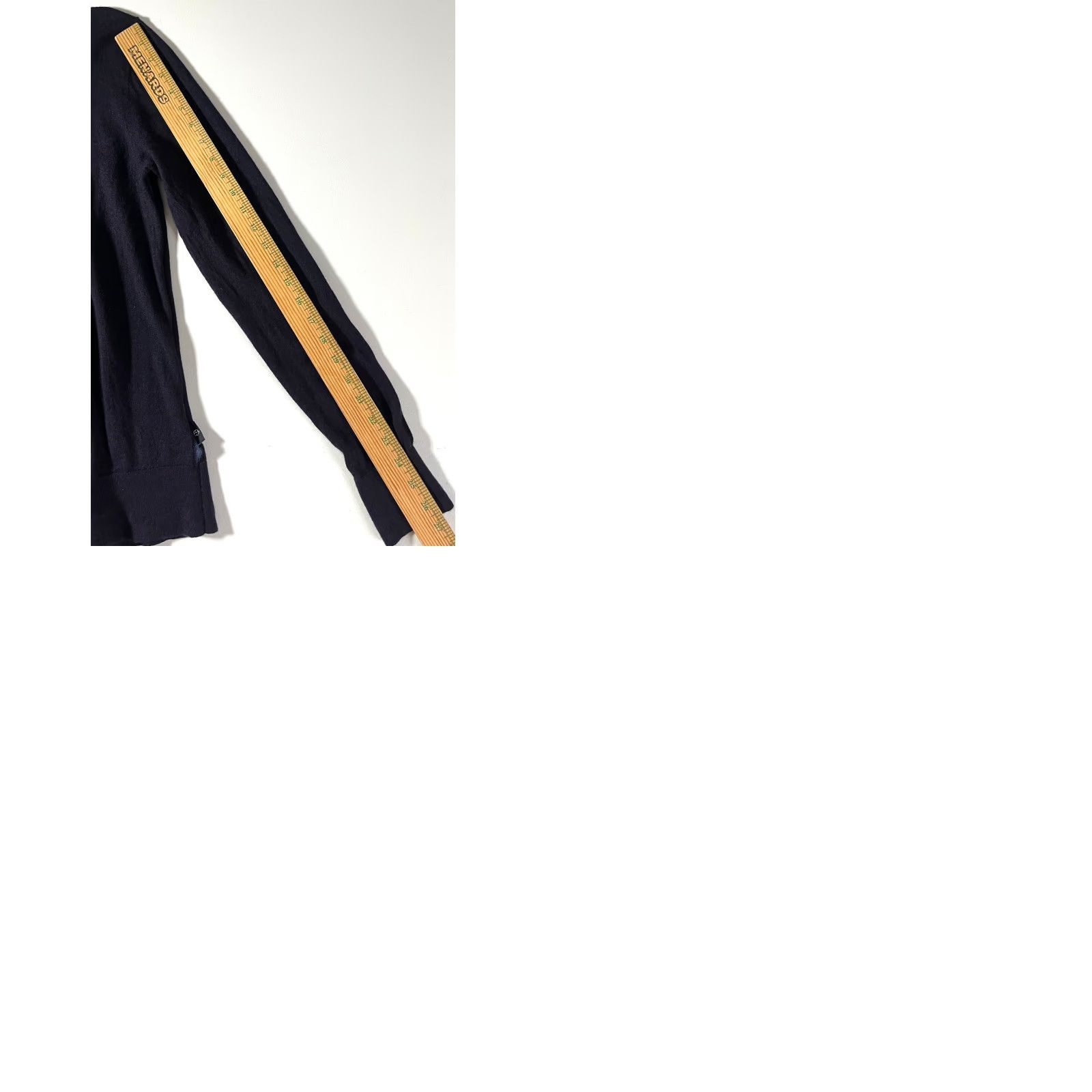 Ted Baker VINTAGE Ted Baker London Men's Collared Sweater Navy Wool 100% Size 5 M/L Slim Regular Knit Pullover Logo City Classic Designer Preppy Wool Navy Mens Size US L / EU 52-54 / 3 - 10 Thumbnail