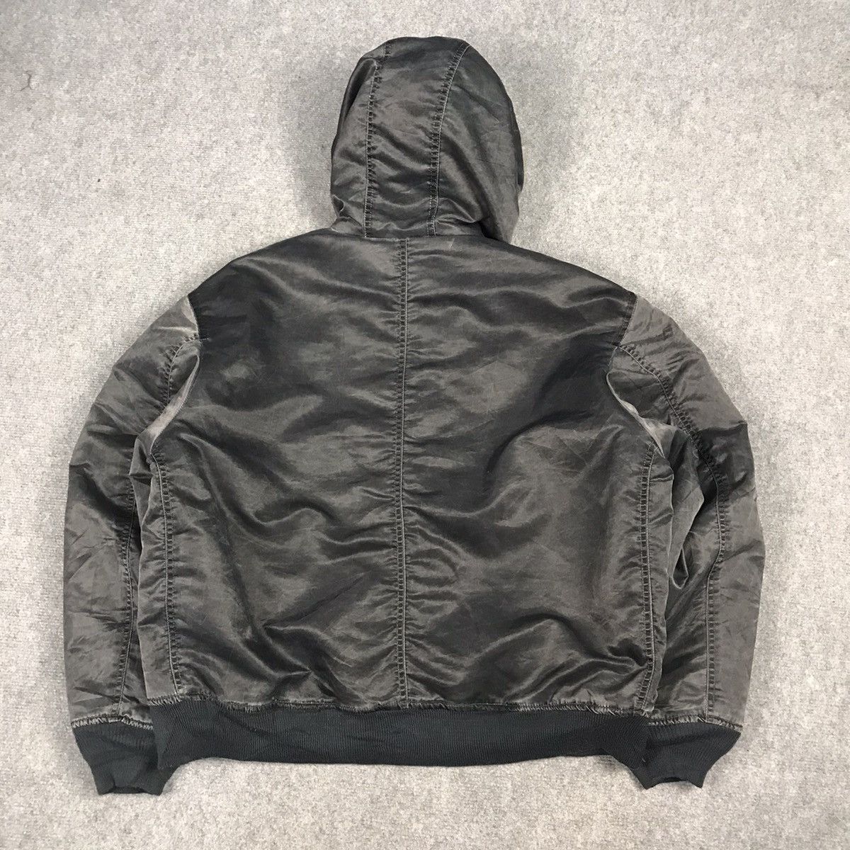 Japanese Brand MA-1 STYLE BOMBER MILITARY FUR HOODIES JACKET Size US M / EU 48-50 / 2 - 7 Thumbnail