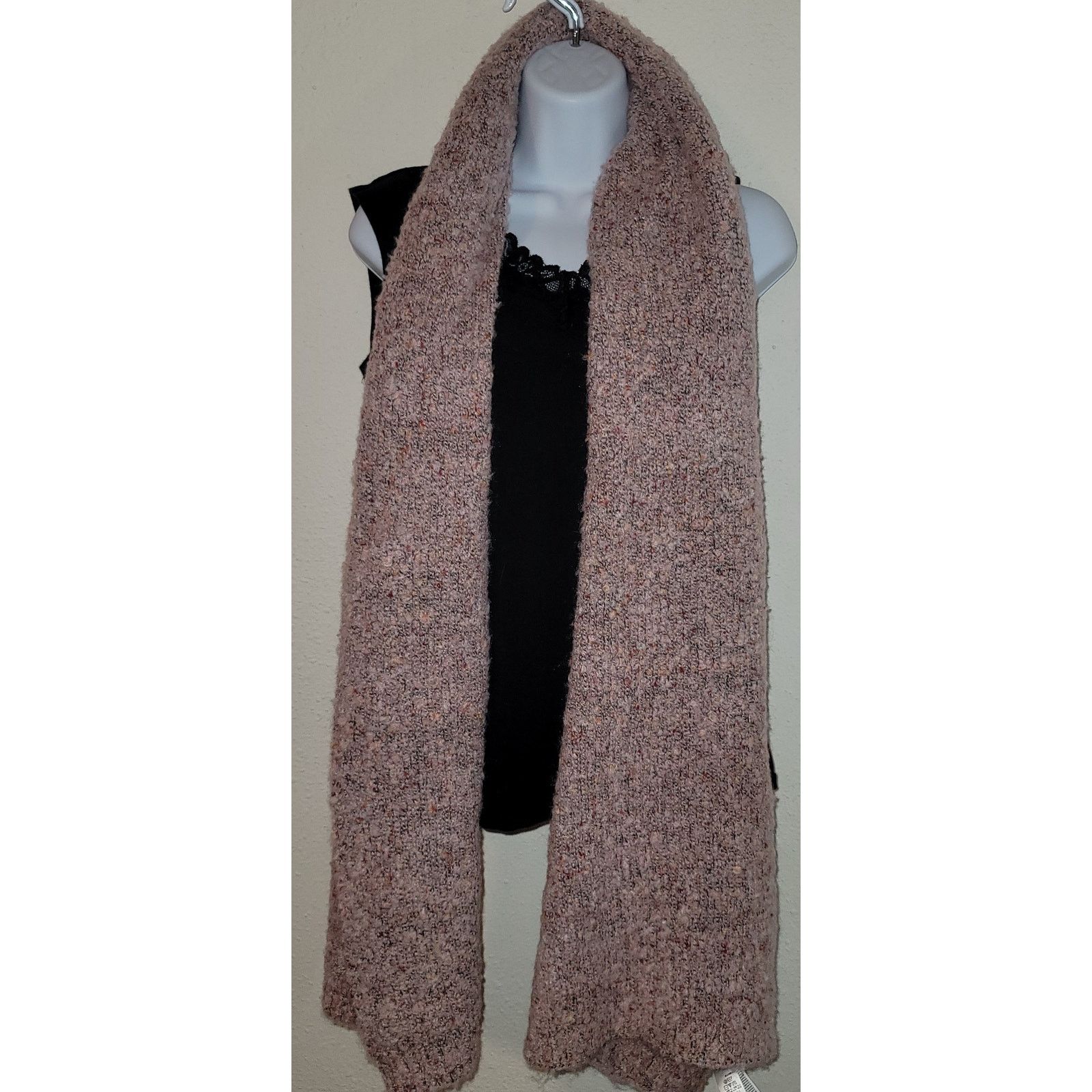 Old Navy Old Navy Pink Multi Color Fluffy Knit Scarf Fuzzy Warm NWT Size ONE SIZE - 1 Thumbnail