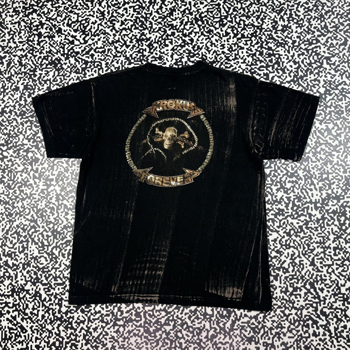 Band Tees Vintage Y2K Krokus Band Rock Metal Skull Bones Logo T-shirt Size US S / EU 44-46 / 1 - 2 Thumbnail