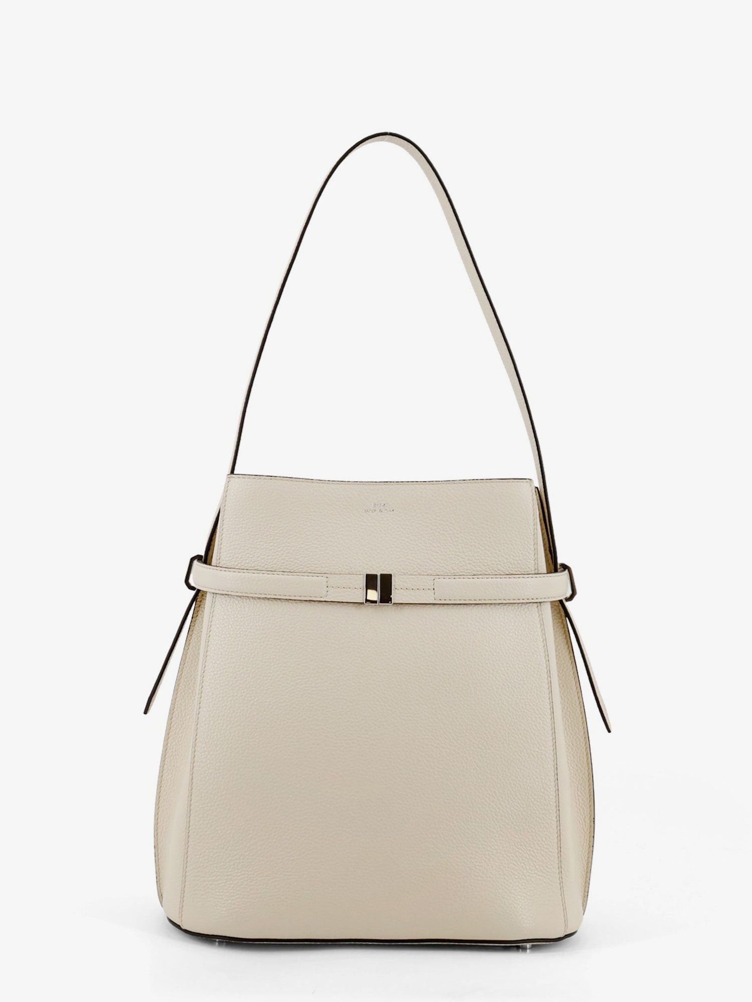 Toteme Hammered Leather Bucket Bag With Strap On The Front Size ONE SIZE - 1 Thumbnail