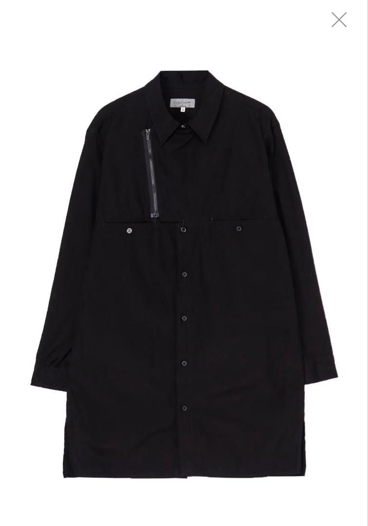 Yohji Yamamoto POUR HOMME 24aw BROAD CHAIN STITCH ZIPPER shirts HO-B16-514 Size US M / EU 48-50 / 2 - 1 Thumbnail