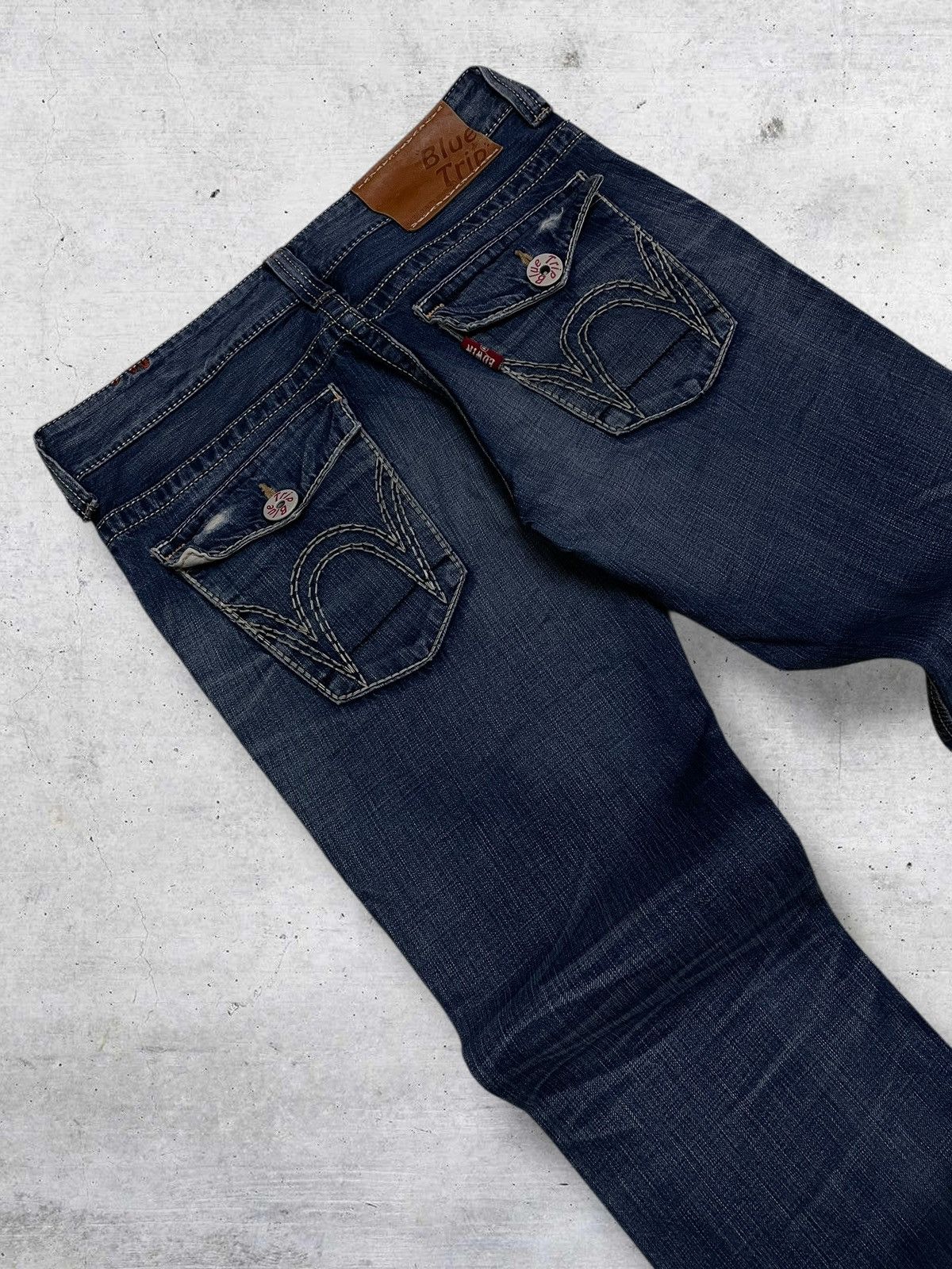 Edwin VINTAGE EDWIN BLUE TRIP JAPAN DESIGNER FAMOUS STYLISH DENIM Size US 32 / EU 48 - 15 Thumbnail