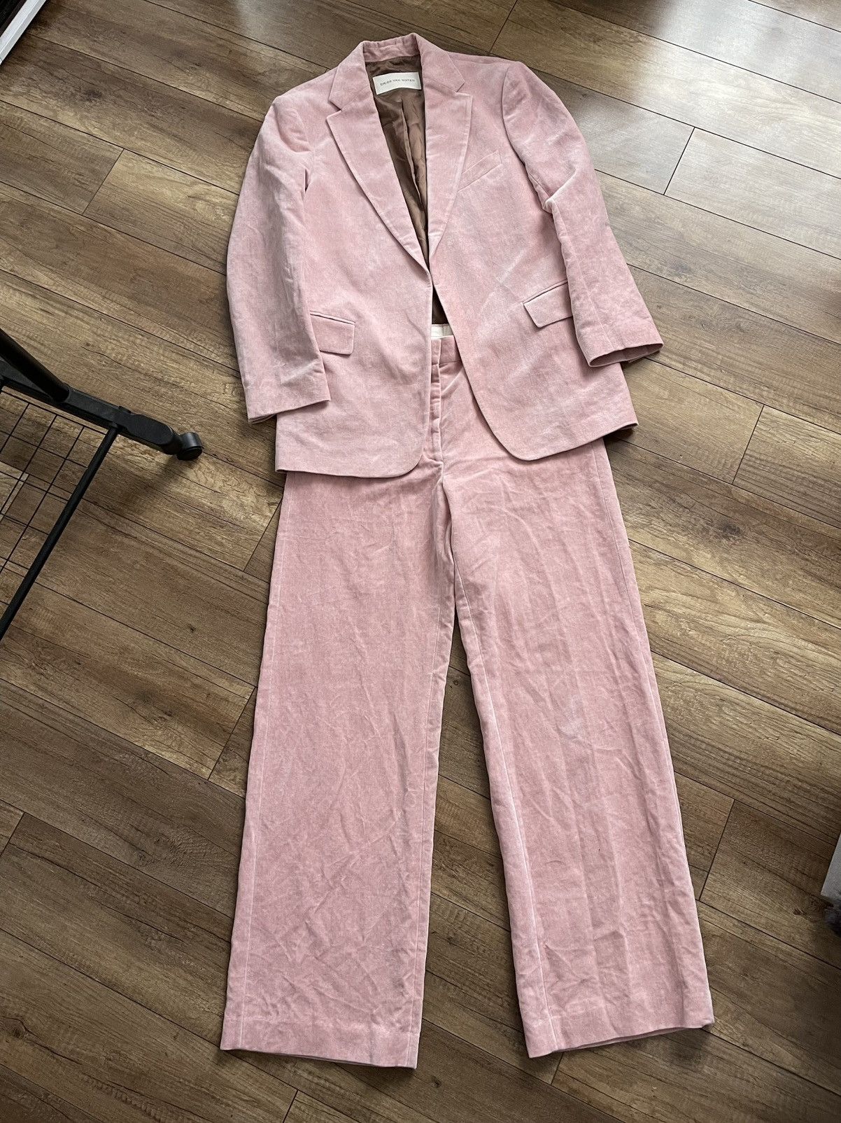 Dries Van Noten Dries Van Noten Velvet Suit Blazer Jacket / Pants Trousers Size 40L - 1 Thumbnail