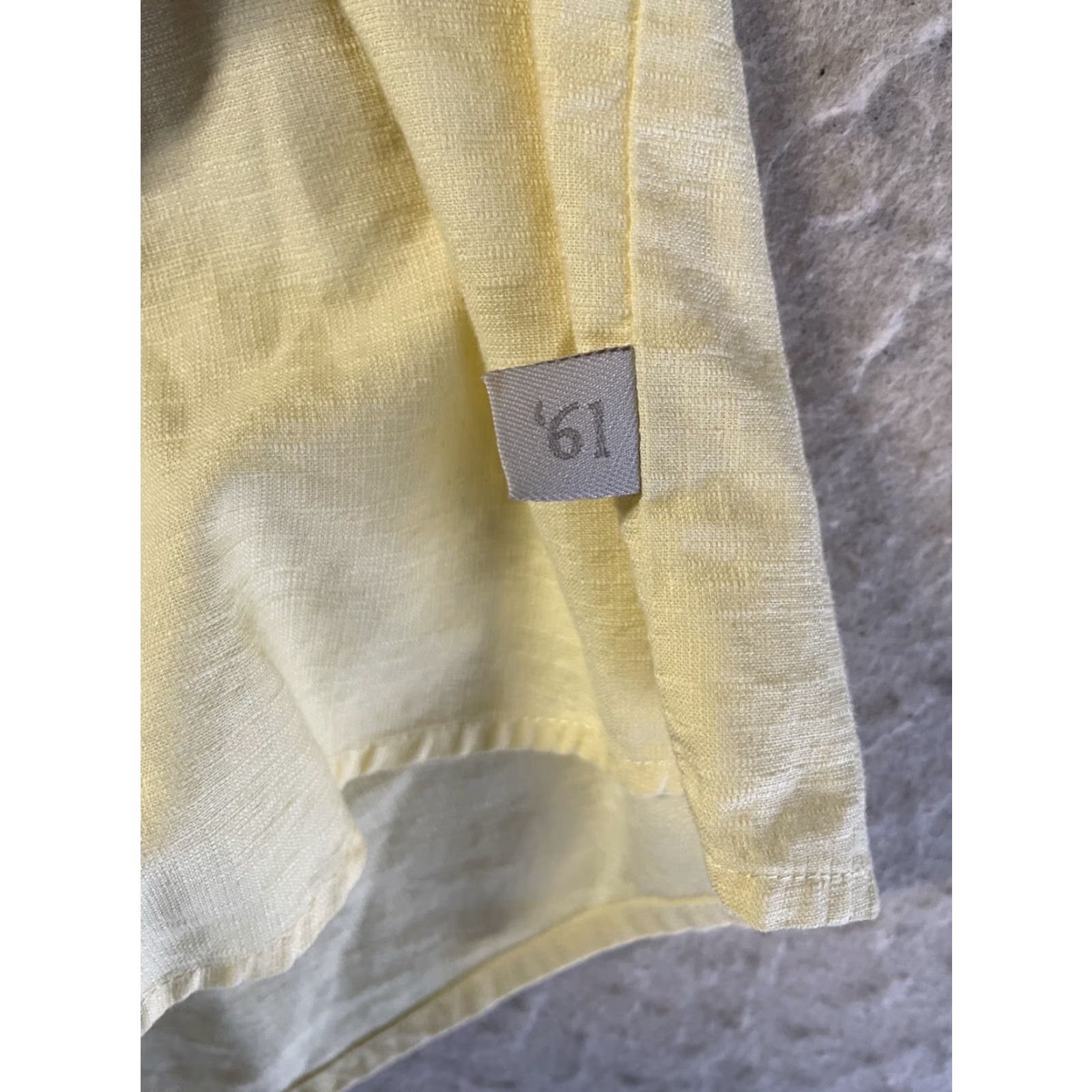 Vintage Cabela's Button-Up Shirt Mens 2XL Short Sleeve Yellow 100% Cotton Made In Peru Summer Vintage? Size US XXL / EU 58 / 5 - 6 Thumbnail
