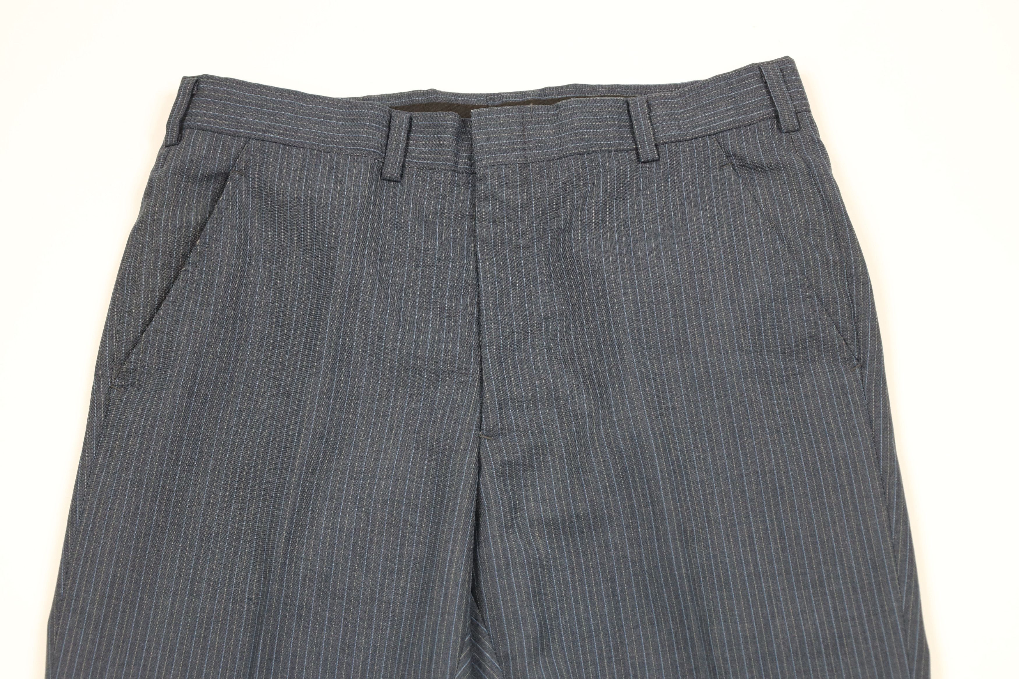 Vintage Vintage 70s Streetwear Pinstriped Bell Bottoms Pants USA Size US 32 / EU 48 - 2 Thumbnail