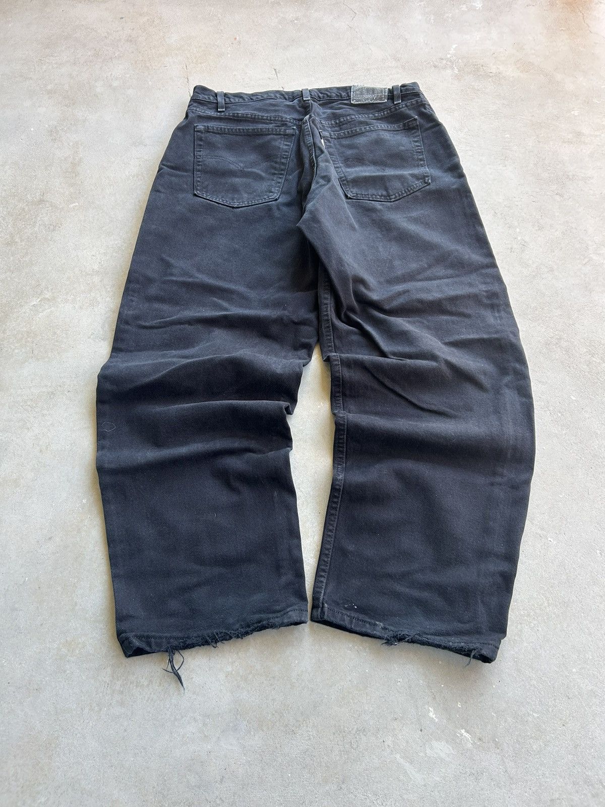 Vintage 90s Levis SilverTab Baggy Black Jeans