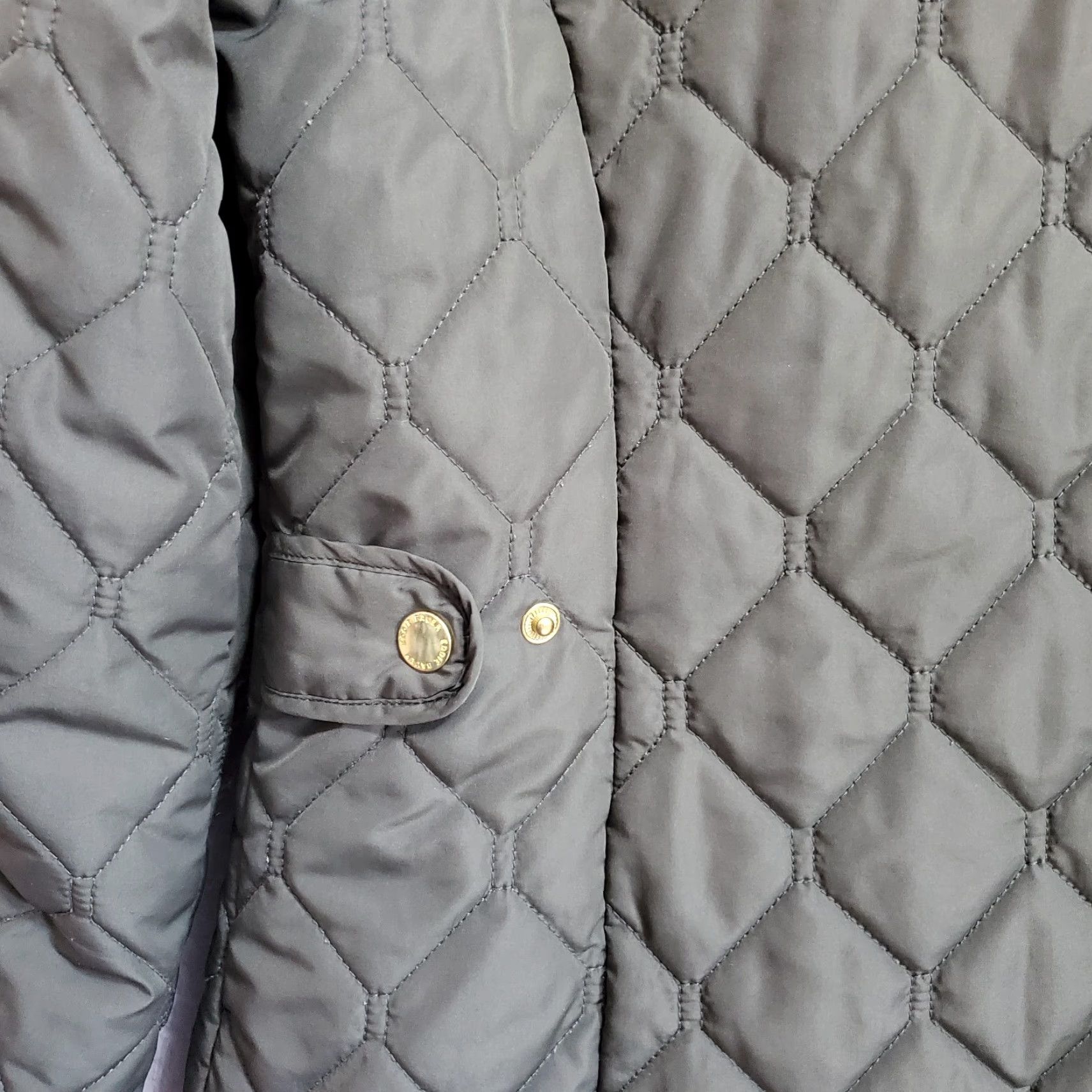 Eddie Bauer Eddie Bauer Jacket Womens L Olive Green Full Zip Quilted Pockets Outdoor Fold Zipped Pockets Quilted Lightweight Seasonal Fall Spring Womens L Green Size L / US 10 / IT 46 - 6 Thumbnail