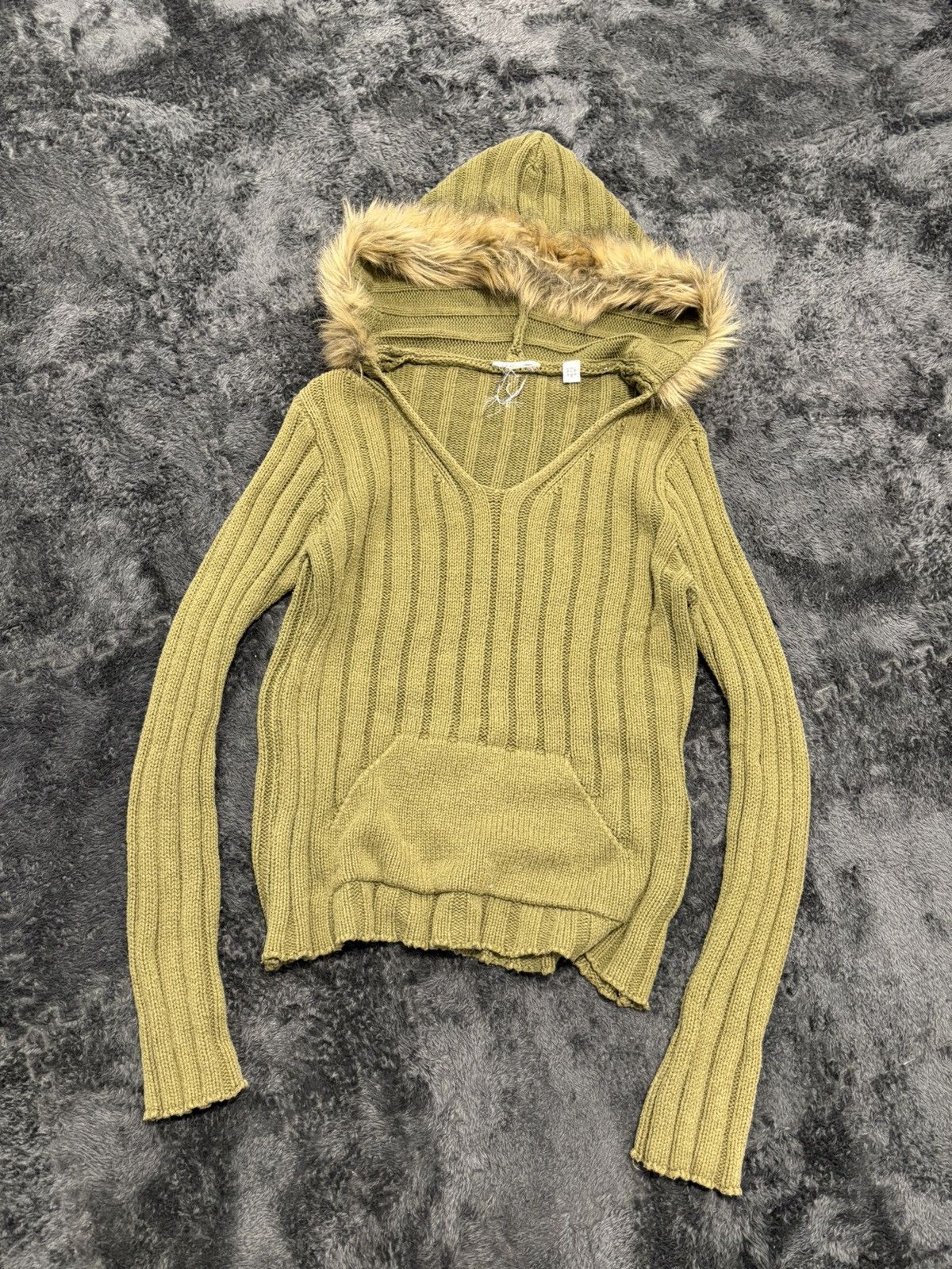 Le Grande Bleu (L.G.B.) Vintage LGB If Six Was Nine Style Fur Slim Sweater Size M / US 6-8 / IT 42-44 - 1 Thumbnail