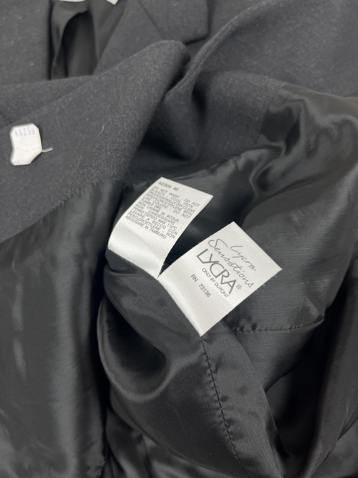 Vintage Max Mara Italy Vintage Black Wool Blazer Jacket Size XL / US 12-14 / IT 48-50 - 9 Thumbnail