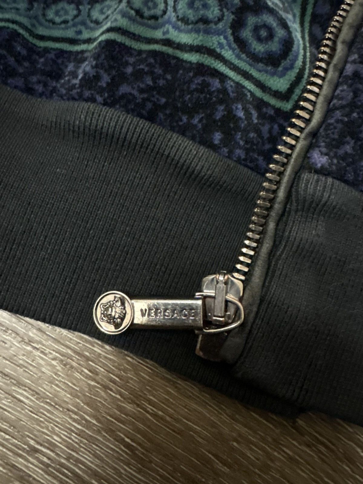 Versace Versace velour tracksuit jacket for men Size US M / EU 48-50 / 2 - 1 Thumbnail