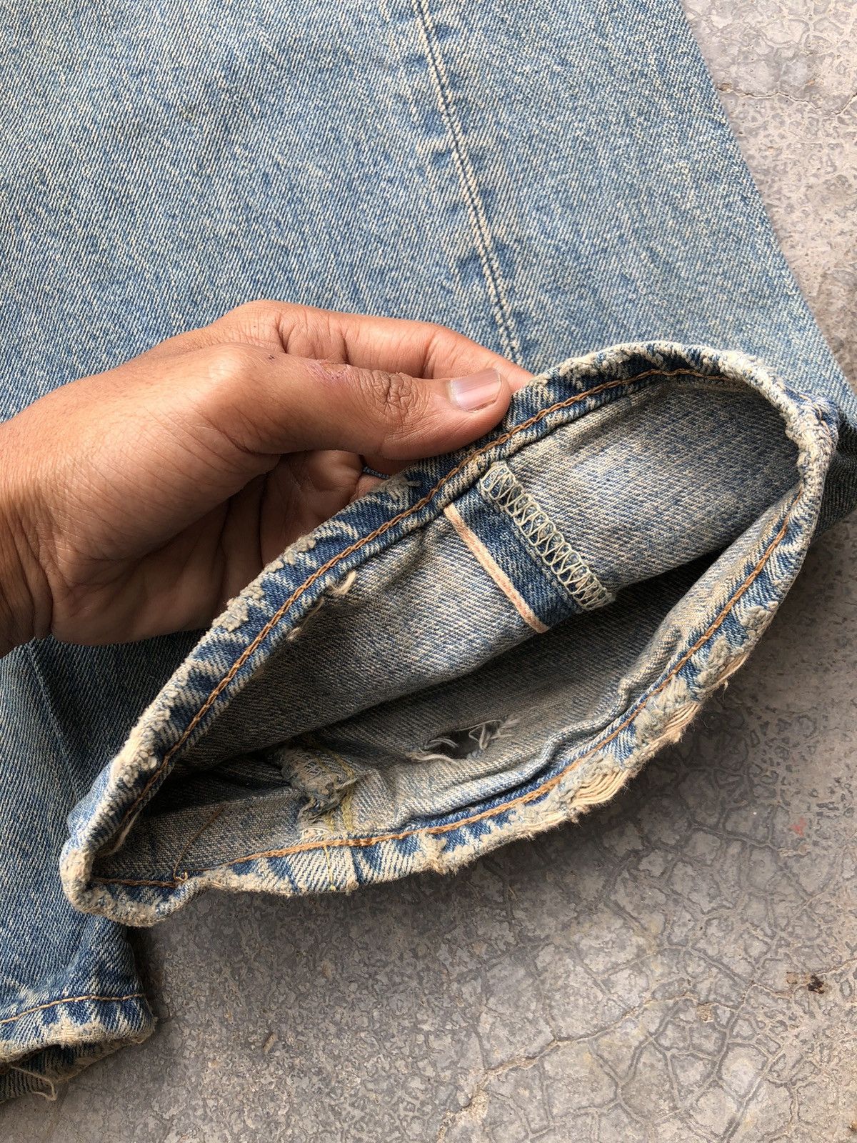 Edwin RUSTY BLUE EDWIN SELVEDGE DENIM Size US 35 - 9 Thumbnail
