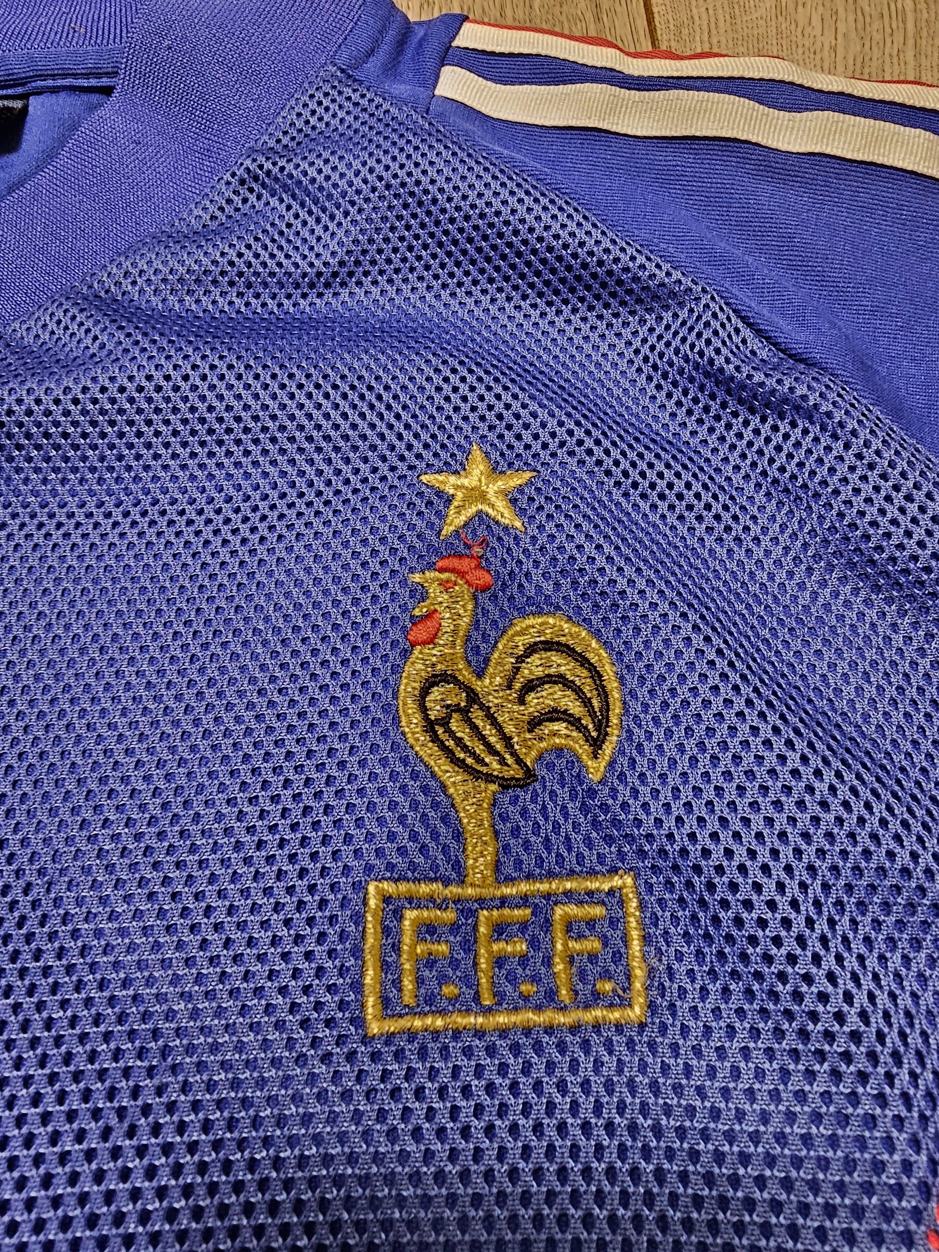 All Sport FRANCE 2002 2004 VINTAGE HOME FOOTBALL SHIRT SOCCER JERSEY Size US S / EU 44-46 / 1 - 4 Thumbnail