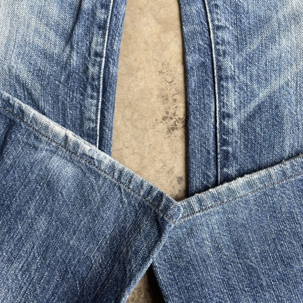 Japanese Brand 🔥🇯🇵Back Number Stoned Washed Ripped Distress Jeans Size US 31 - 7 Thumbnail