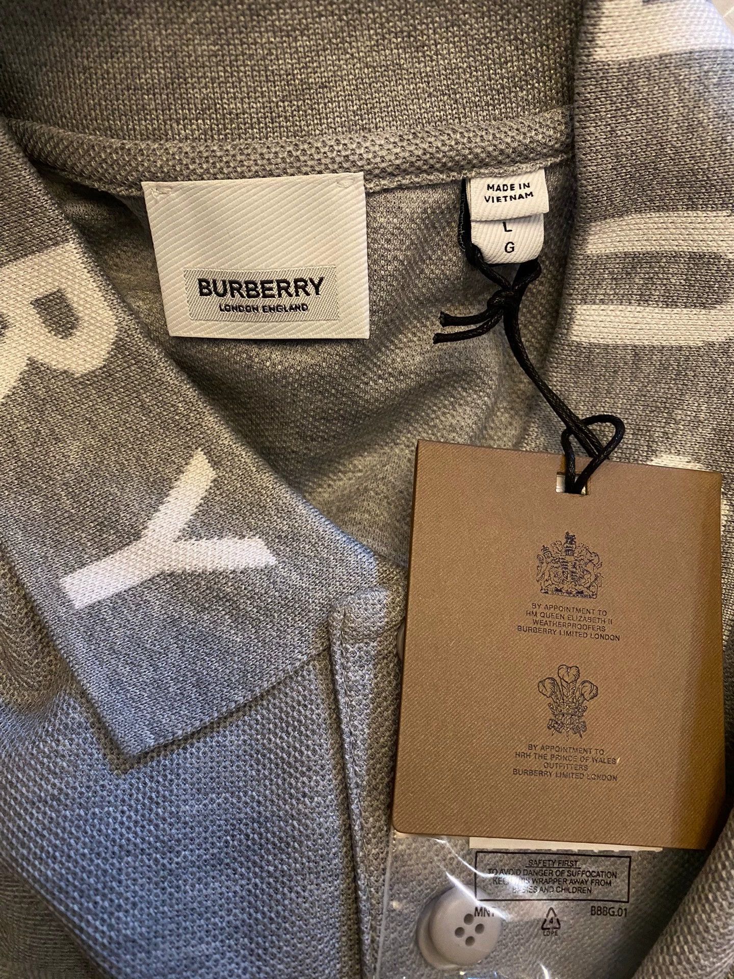 Burberry Burberry Men's Logo Polo Short Sleeve M Size US M / EU 48-50 / 2 - 4 Thumbnail