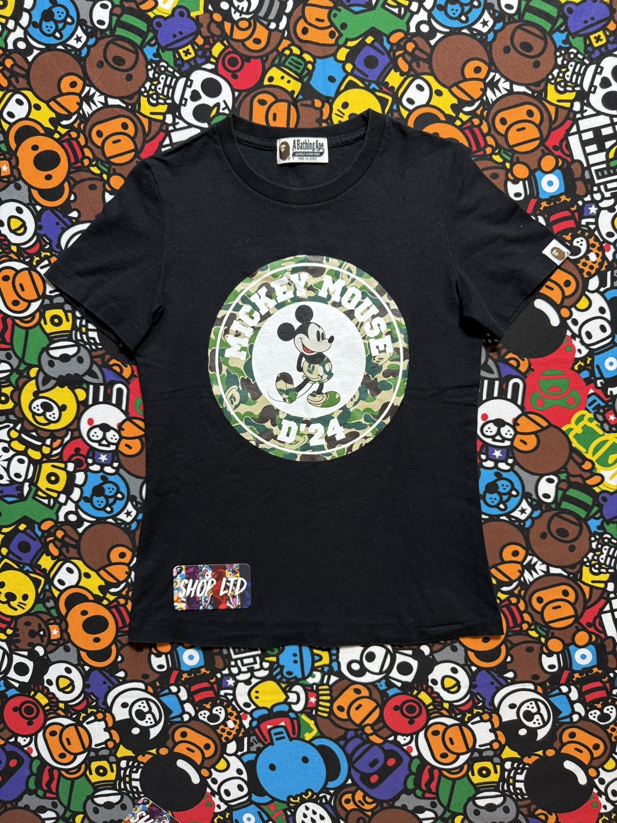 Bape A Bathing Ape X Mickey Mouse Tokyo Exclusive Tee Size M / US 6-8 / IT 42-44 - 1 Thumbnail