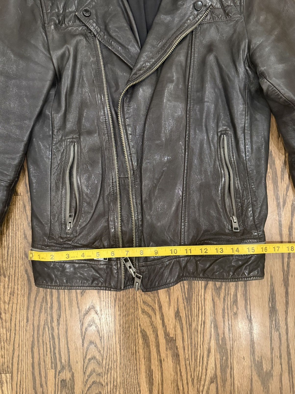 Allsaints AllSaints Leather Jacket Size US S / EU 44-46 / 1 - 6 Thumbnail