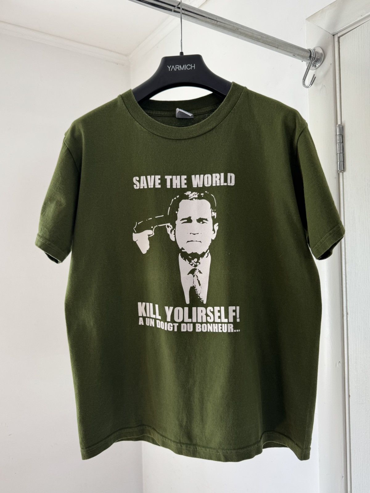 Band Tees Vintage Save The World Kill Yourself George Bush Tee NOFX Size US M / EU 48-50 / 2 - 1 Thumbnail