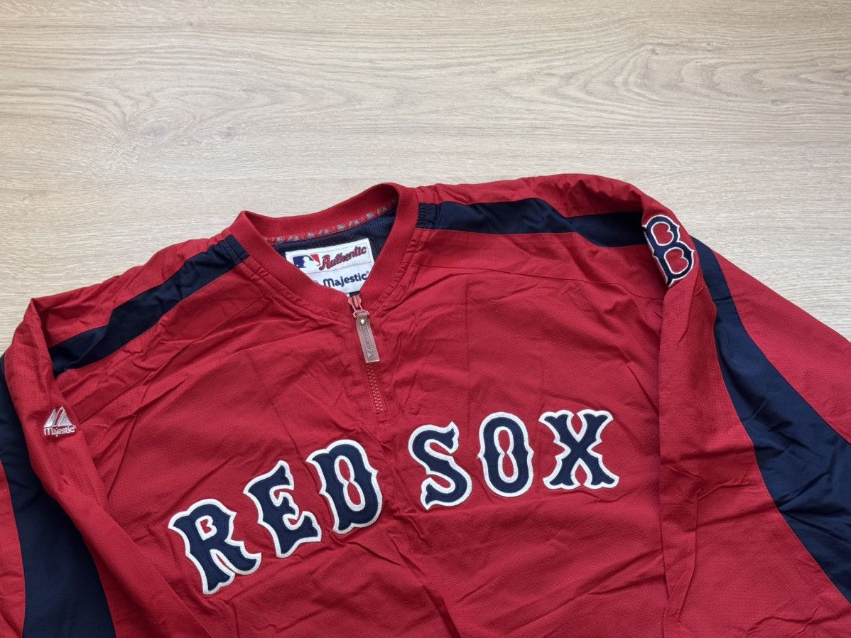 Majestic Vintage Majestic MLB Red Sox Baseball Nylon Jacket Size US XL / EU 56 / 4 - 2 Thumbnail