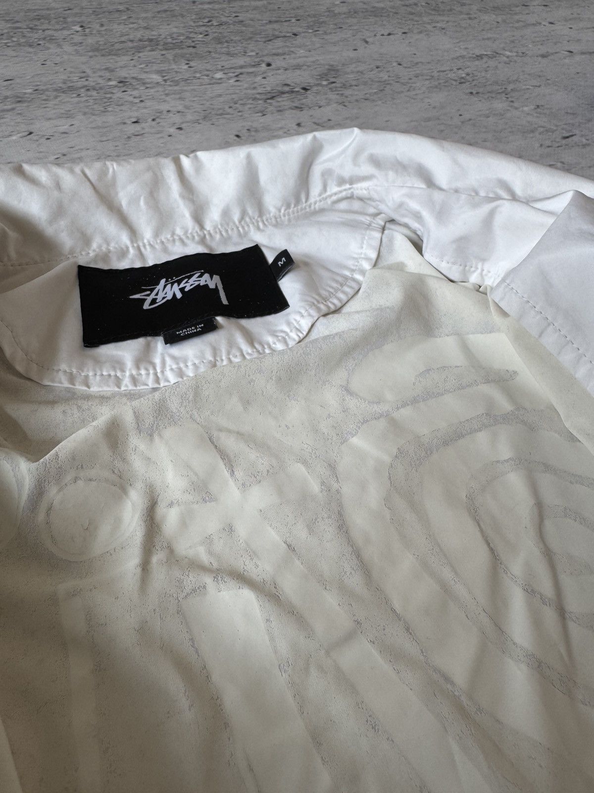 Japanese Brand × Stussy × Vintage STUSSY COAT JACKET DOUBLE LOGO VINTAGE NYLON JACET Size US M / EU 48-50 / 2 - 13 Thumbnail