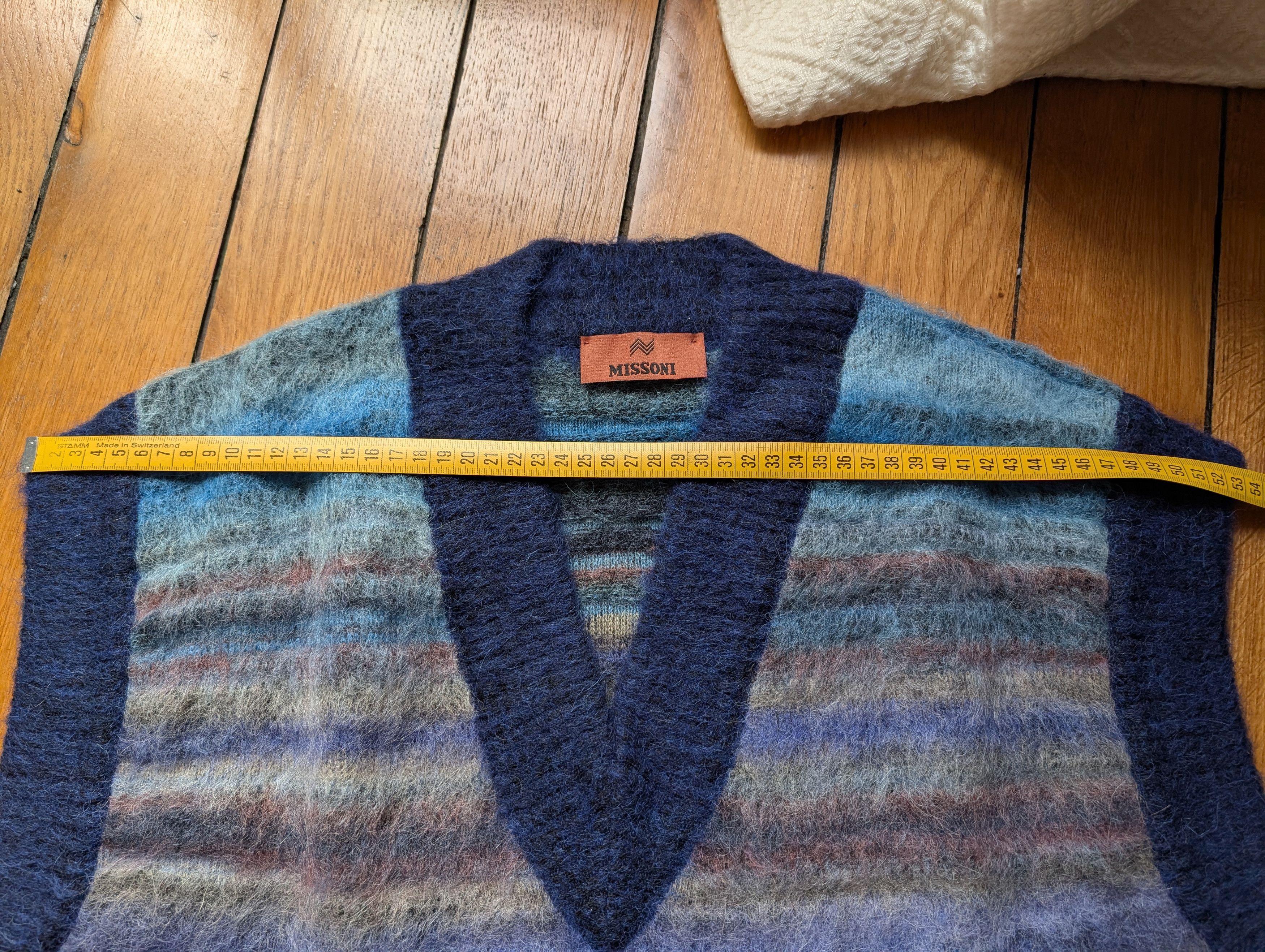 Missoni Missoni Wool Mohair Alpaca Vest Size US L / EU 52-54 / 3 - 6 Thumbnail