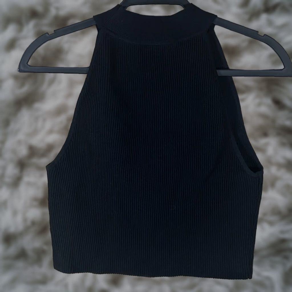 Vintage Babaton Halter Top Leather? Size L / US 10 / IT 46 - 1 Thumbnail