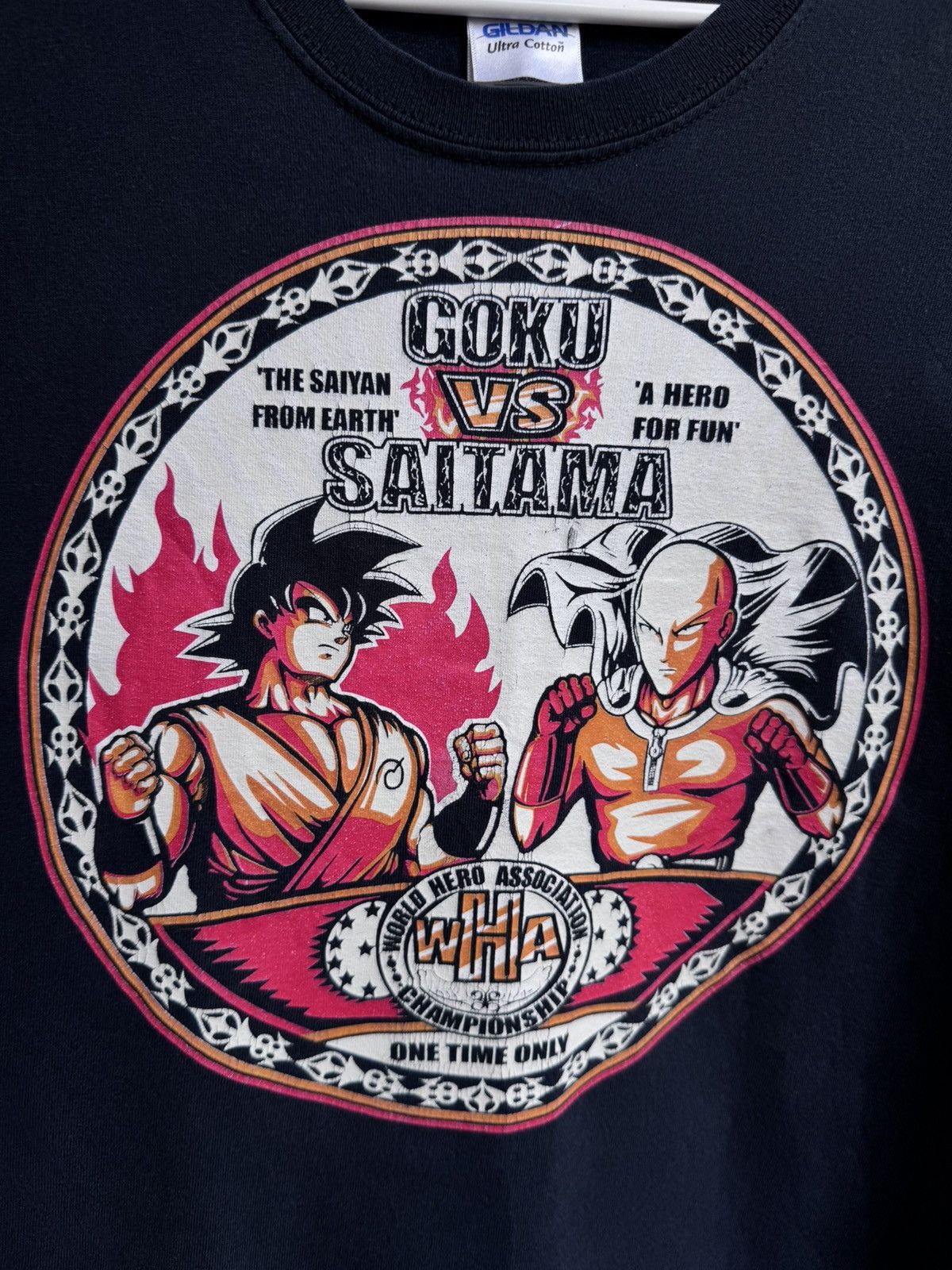 Anime Anime T Shirt Tee Goku Saitama Dragon Ball Z One Punch Size US XL / EU 56 / 4 - 5 Thumbnail