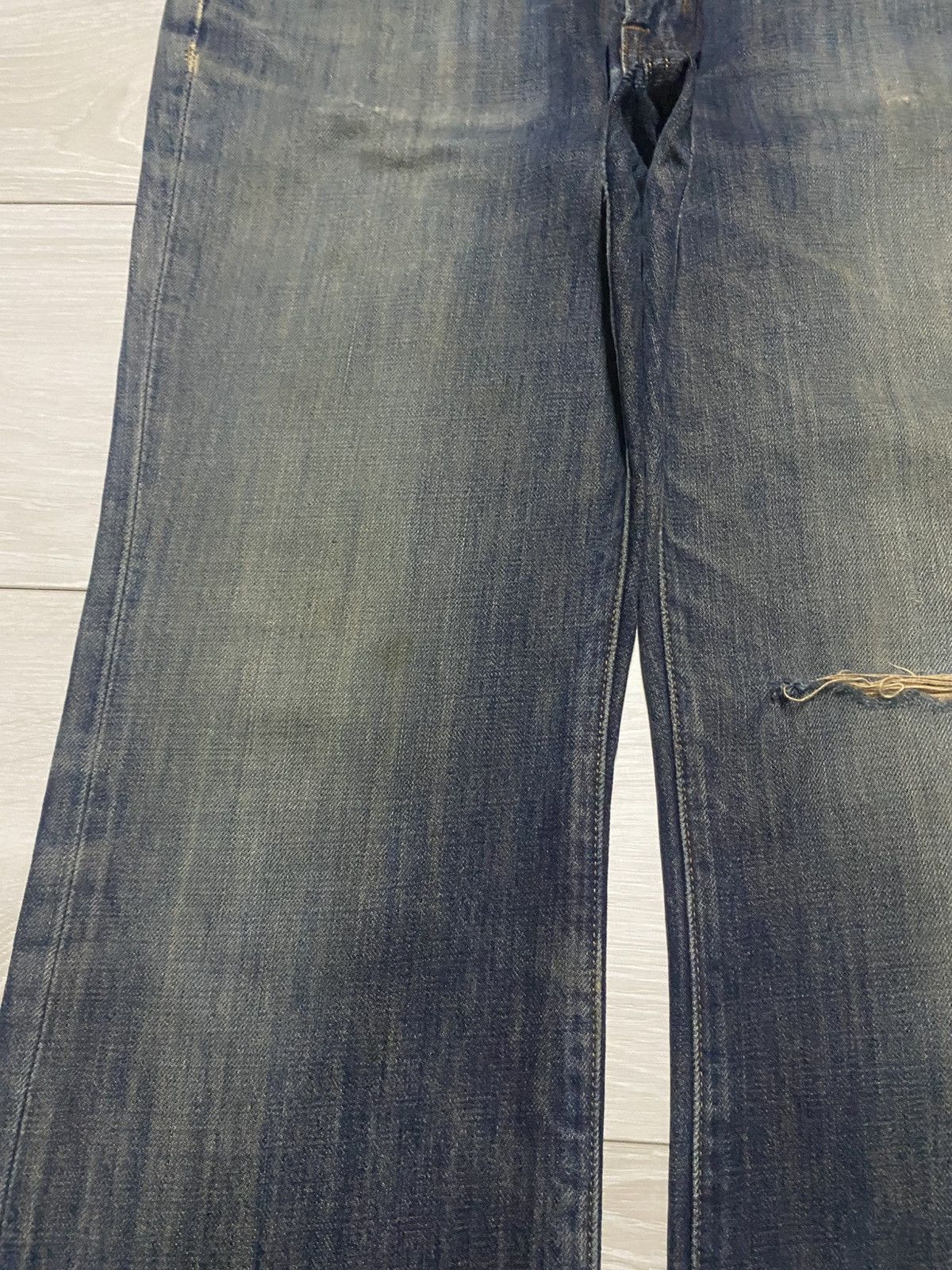 Hysteric Glamour Vintage Japanese Brand Gold Rush Bootcut Flare Jeans Size US 31 - 7 Thumbnail