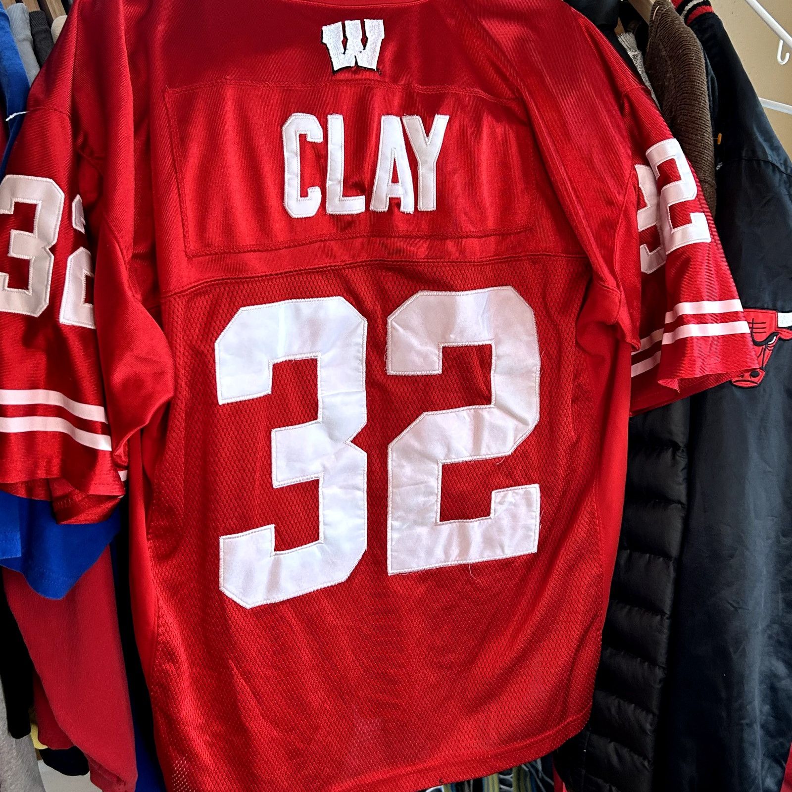 Adidas Y2K Wisconsin Badgers John Clay Jersey 48 Size US M / EU 48-50 / 2 - 3 Thumbnail