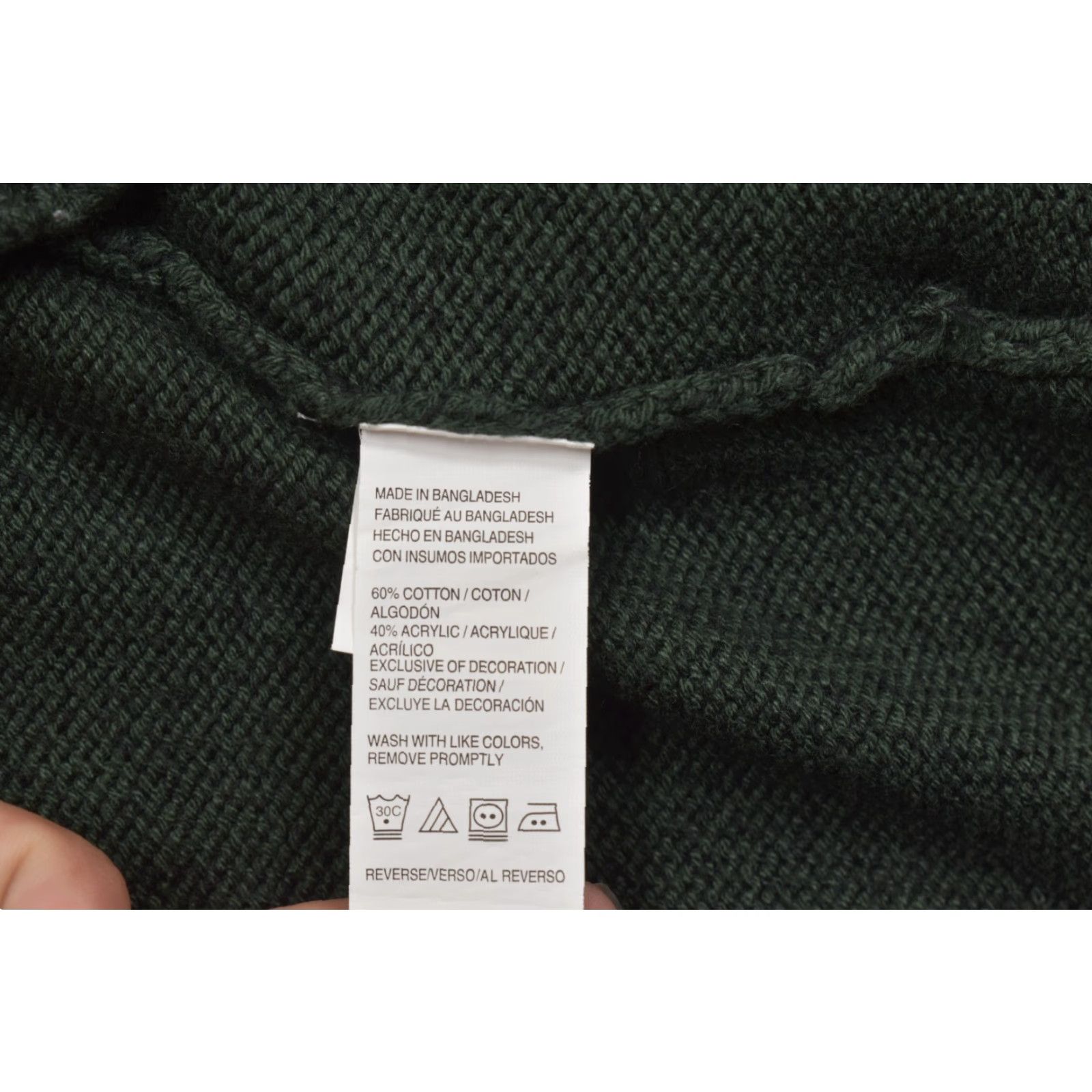 Izod IZOD Men XL Green Quarter Button Mock Neck Sweater Pullover Cotton Blend Knit Long Sleeve Vintage: No Size US XL / EU 56 / 4 - 7 Thumbnail