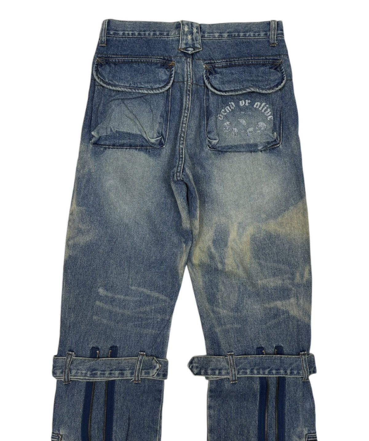 In The Attic SICK🔥IN THE ATTIC PUNK PARACHUTE BONDAGE JEANS Size US 30 / EU 46 - 11 Thumbnail