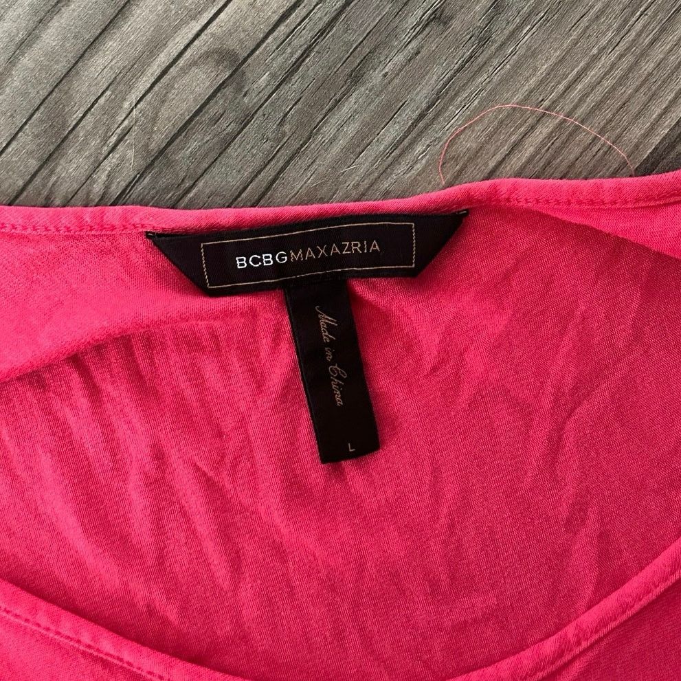 Other bcbgmaxazria pink t shirt dress Size L / US 10 / IT 46 - 3 Thumbnail