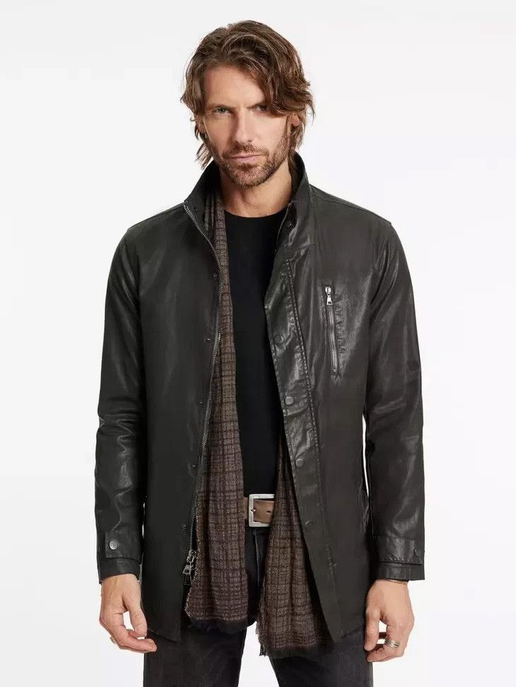 John Varvatos John Varvatos Leather Jacket Coat Size US M / EU 48-50 / 2 - 8 Thumbnail