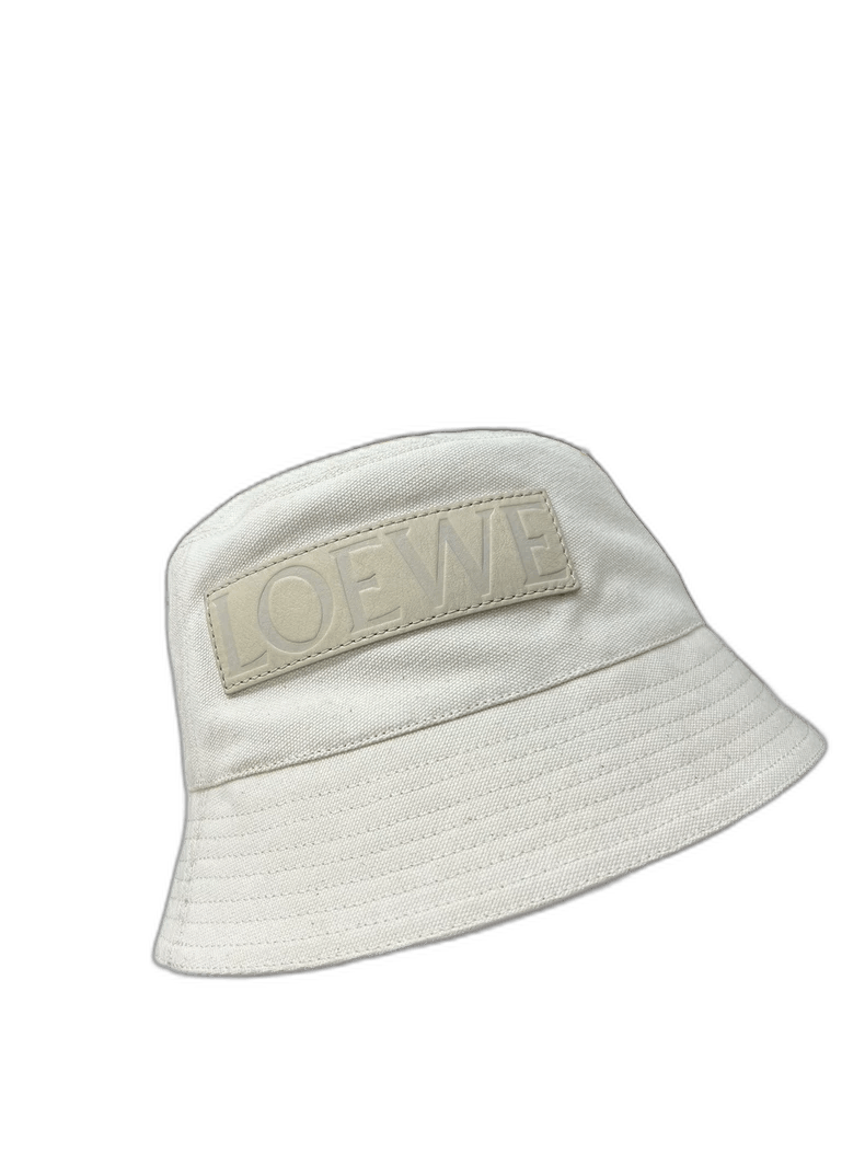 Loewe Loewe White Logo Fisherman Hat Size 59 Size ONE SIZE - 1 Thumbnail