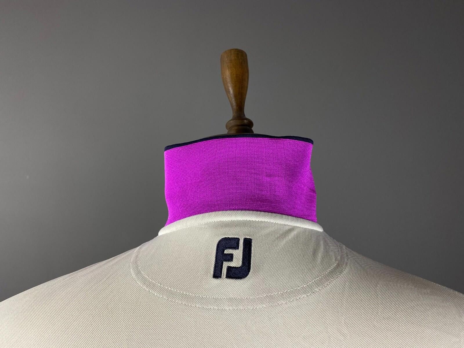 Fjallraven FJ Foot Joy Gray Nylon Sport Short Sleeve Polo Shirt Size M Size US M / EU 48-50 / 2 - 10 Thumbnail