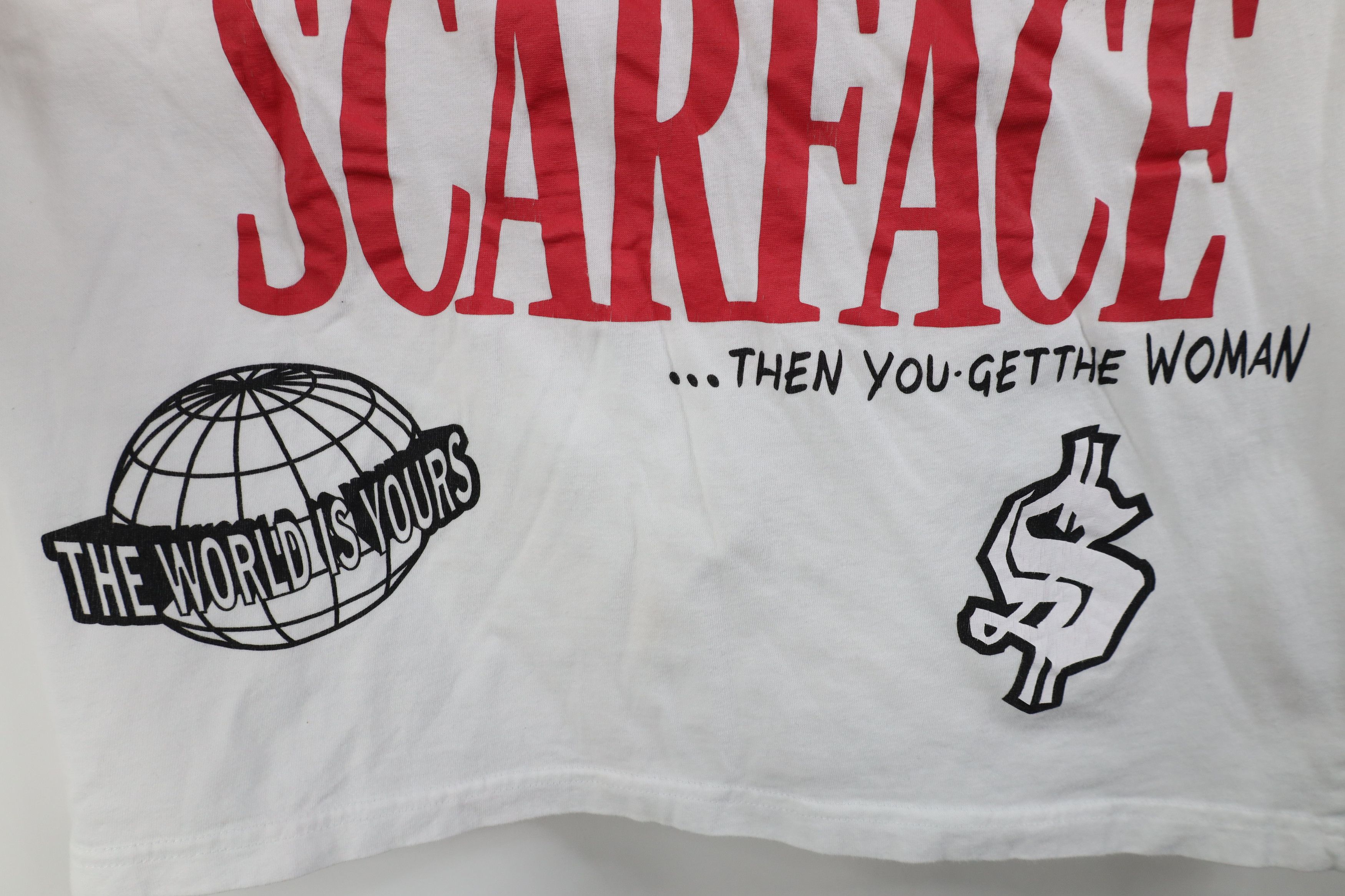 Vintage Vintage Y2K Scarface Tony Montana Money Power T-Shirt Size US L / EU 52-54 / 3 - 6 Thumbnail