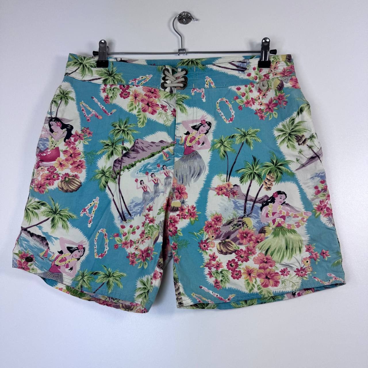 Polo Ralph Lauren Polo Ralph Lauren Hawaiian Swim Shorts Aloha Print Blend M Size US 32 / EU 48 - 1 Thumbnail
