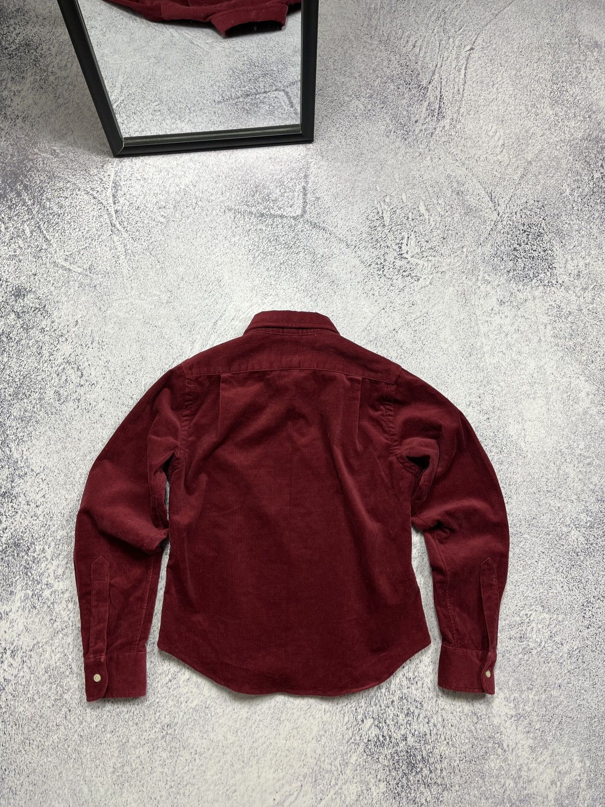 Polo Ralph Lauren × Vintage 🔥 Vintage Polo Ralph Lauren Velour Cropped Jacket Luxury Y2k Size S / US 4 / IT 40 - 15 Thumbnail