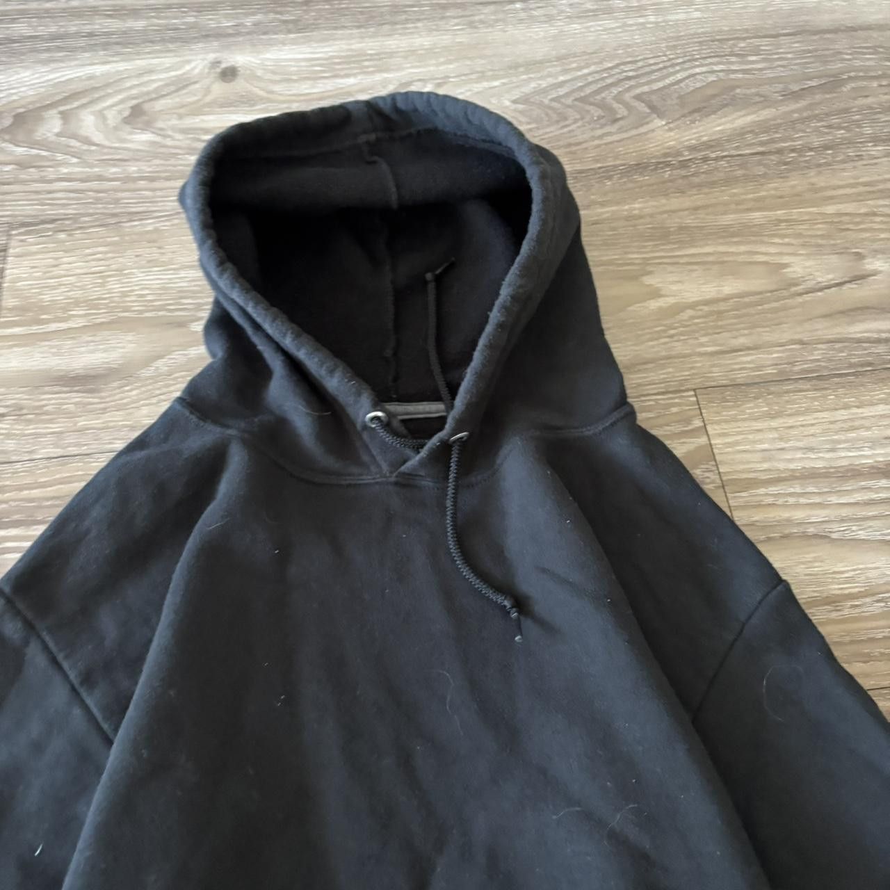 Vintage CrazyVintage Y2K/2000s Black Blank Essential Pullover Hoodie! Size S Size US S / EU 44-46 / 1 - 2 Thumbnail