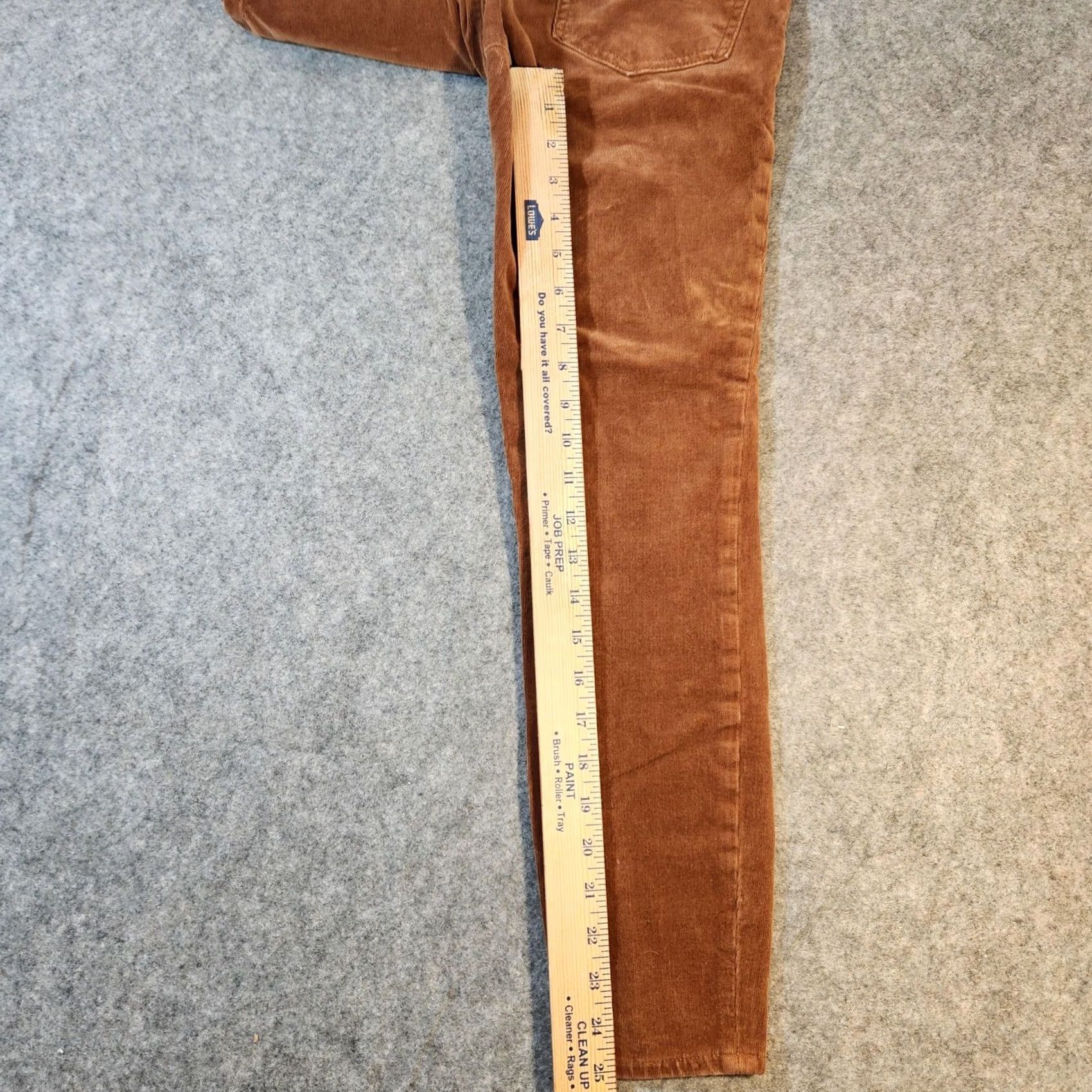Vintage Pilcro Anthropologie Corduroy Pants Womens 27 Brown High Rise Skinny Stretch Pants Casual 90s? Size 27" / US 4 / IT 40 - 5 Thumbnail