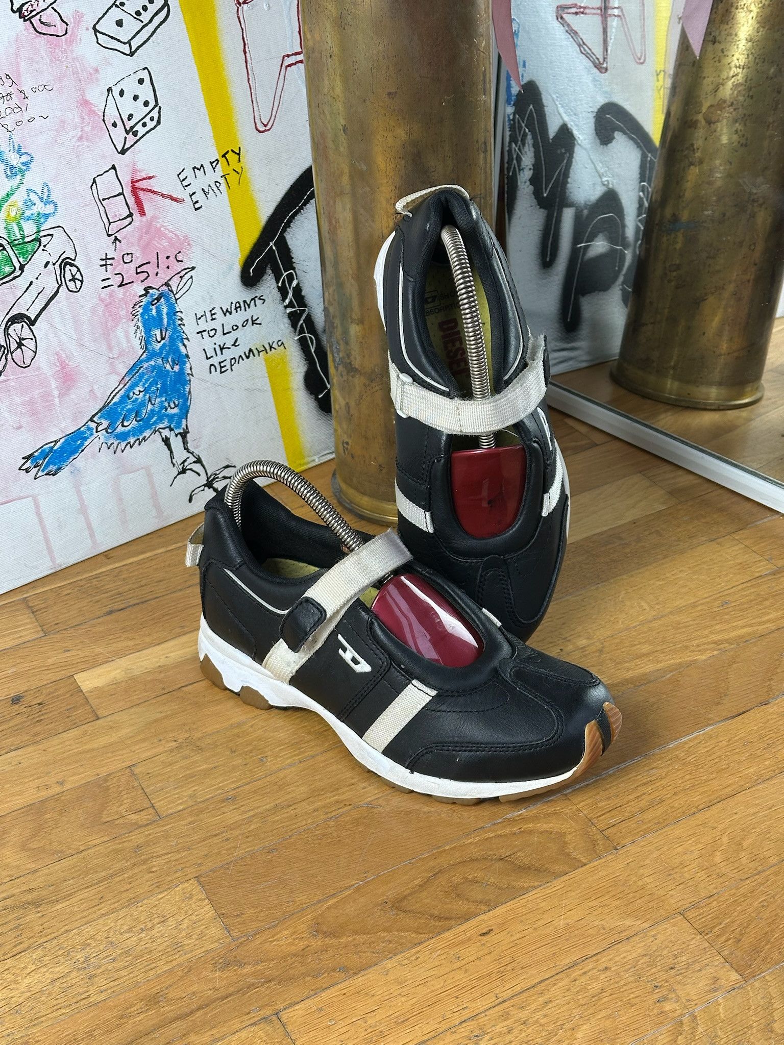 Diesel Y2k vintage Diesel shoes Size US 7 / IT 37 - 3 Thumbnail