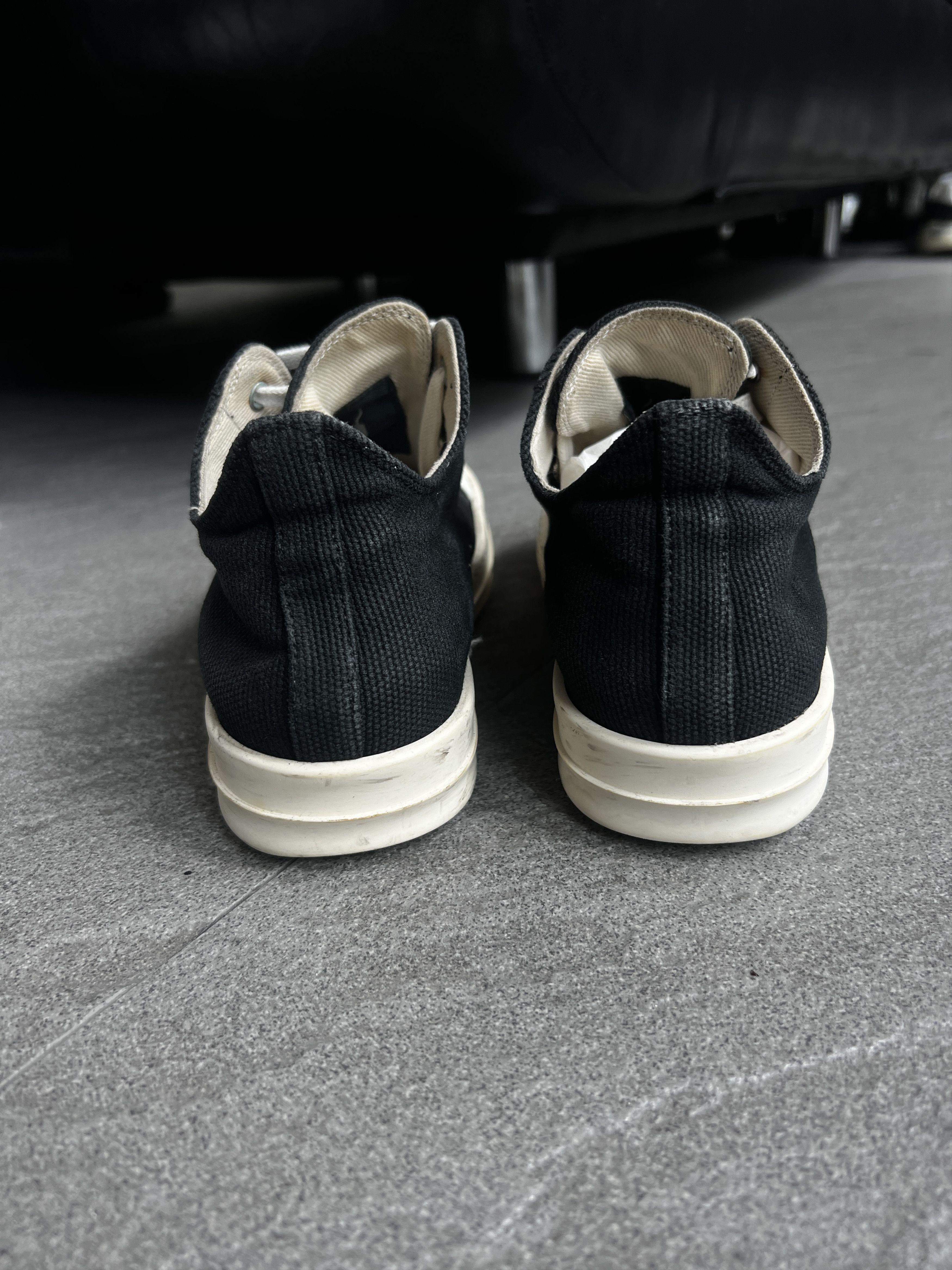 Rick Owens Drkshdw *Smallest Rare* Rick Owens DRKSHDW Canvas Low Sneakers EU35 Size US 5 / IT 35 - 6 Thumbnail