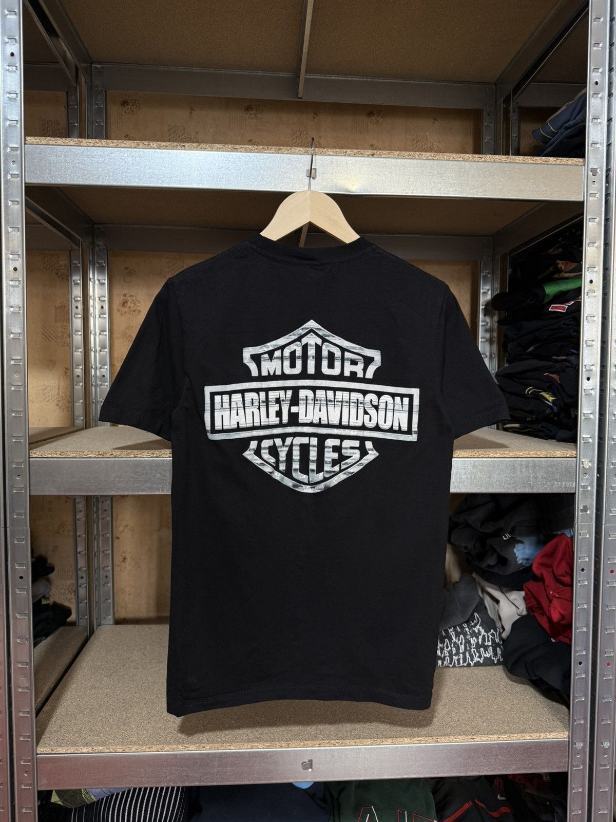 Harley Davidson × Vintage Vintage 90’s Harley Davidson Skull Bike Retro T-Shirt Y2K Size US S / EU 44-46 / 1 - 2 Thumbnail