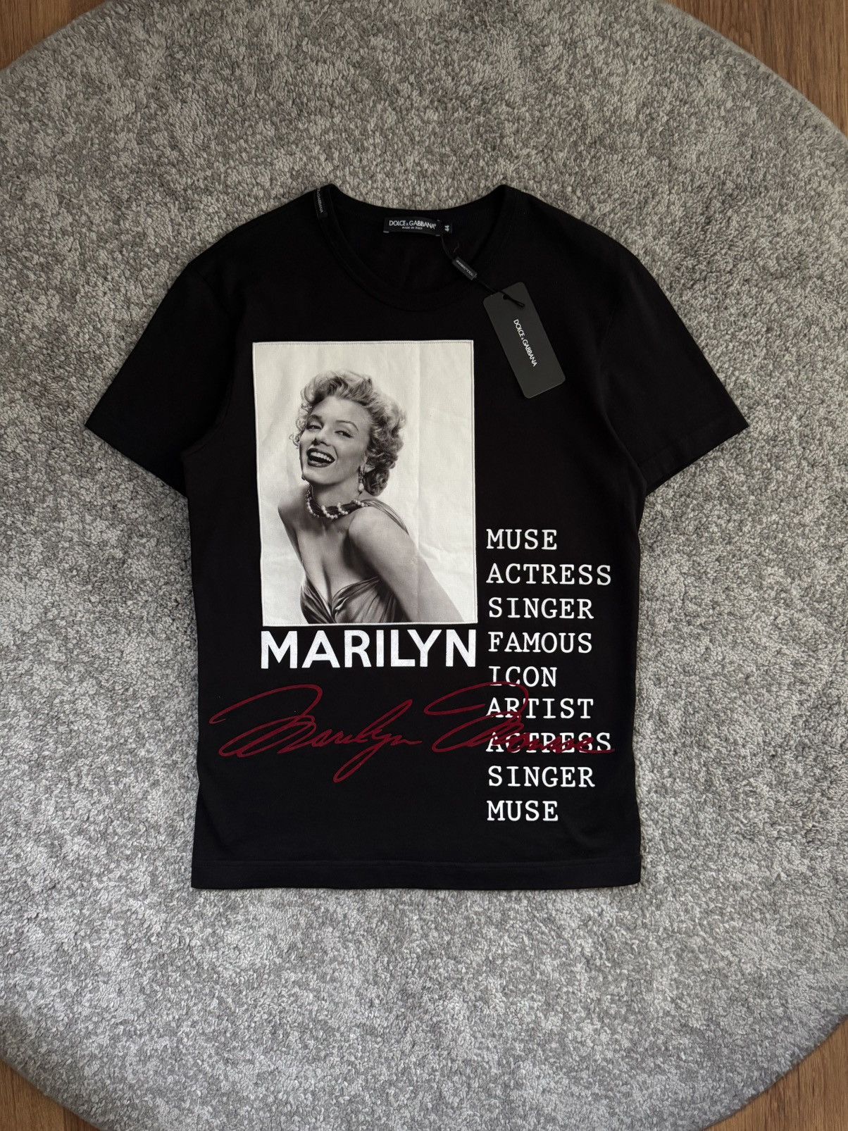 Dolce & Gabbana Dolce & Gabanna Marilyn Monroe Size US S / EU 44-46 / 1 - 1 Thumbnail
