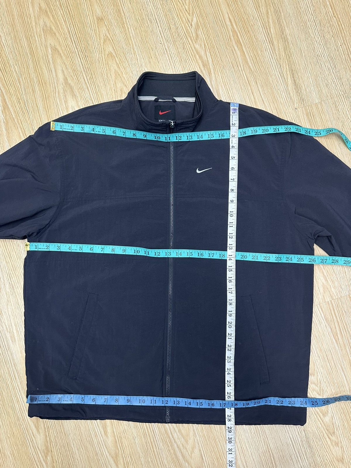Nike Nike Swoosh 90s Zipper Vintage Jacket MJ159 Size US XL / EU 56 / 4 - 5 Thumbnail