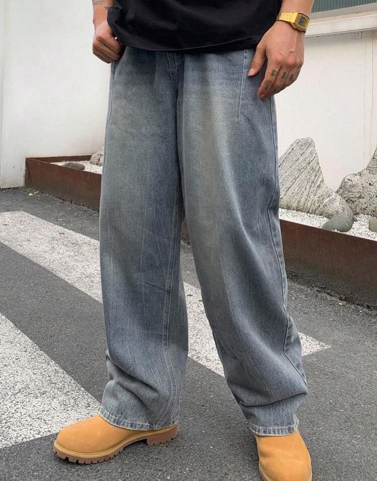 Jean Matsuda x Rieko Vintage Washed Baggy Jeans Size US 33 - 3 Thumbnail