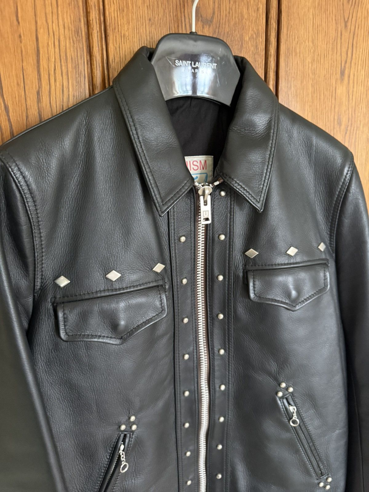 Undercover Grail Undercover leather studded trucker jacket 3 S M biker Size US M / EU 48-50 / 2 - 14 Thumbnail